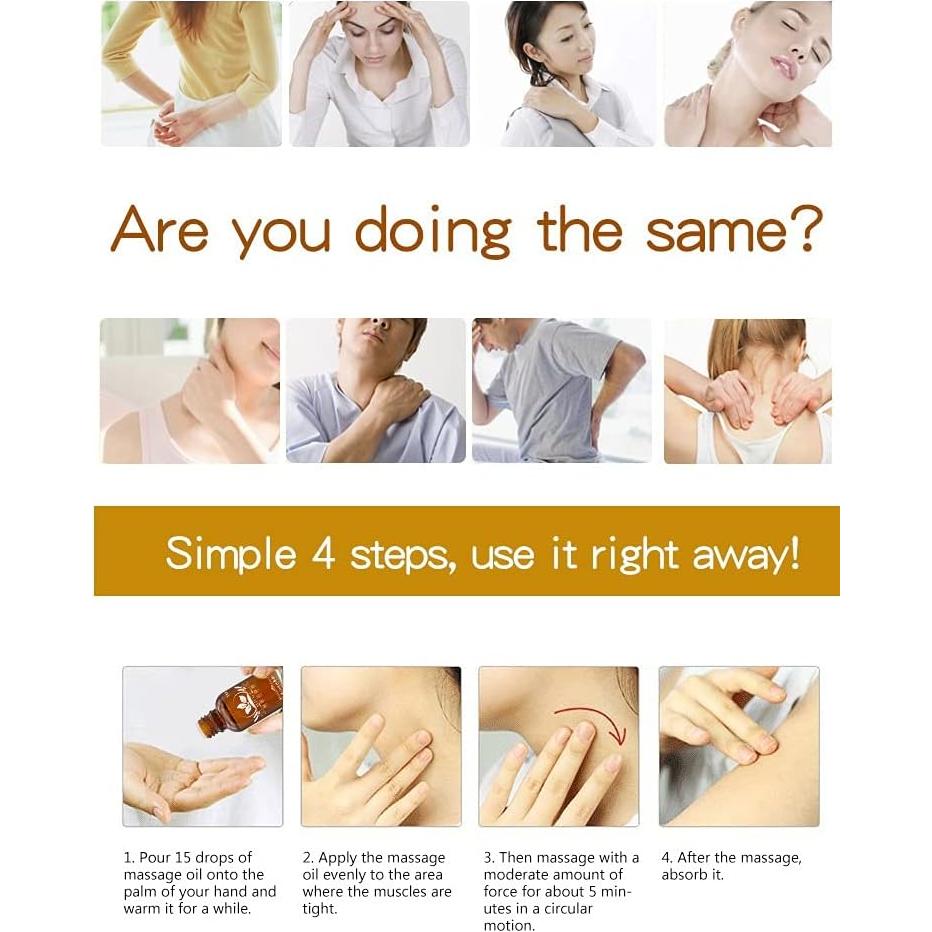 Paquete de 3 Aceites de Jengibre Meifen para Masaje 250ml