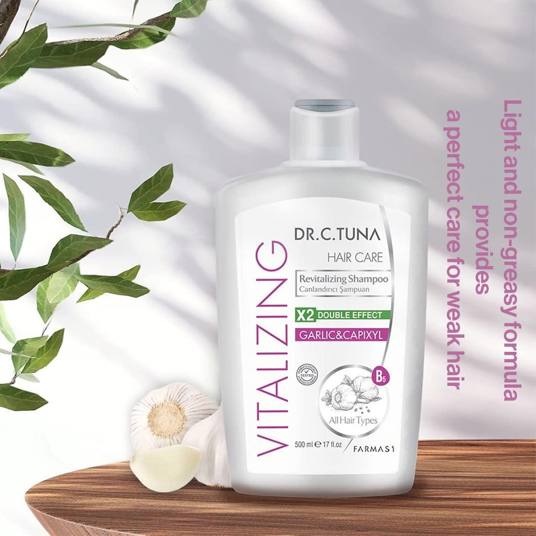 Champú Vitalizante de Ajo FARMASi Dr. C. Tuna 500 ml