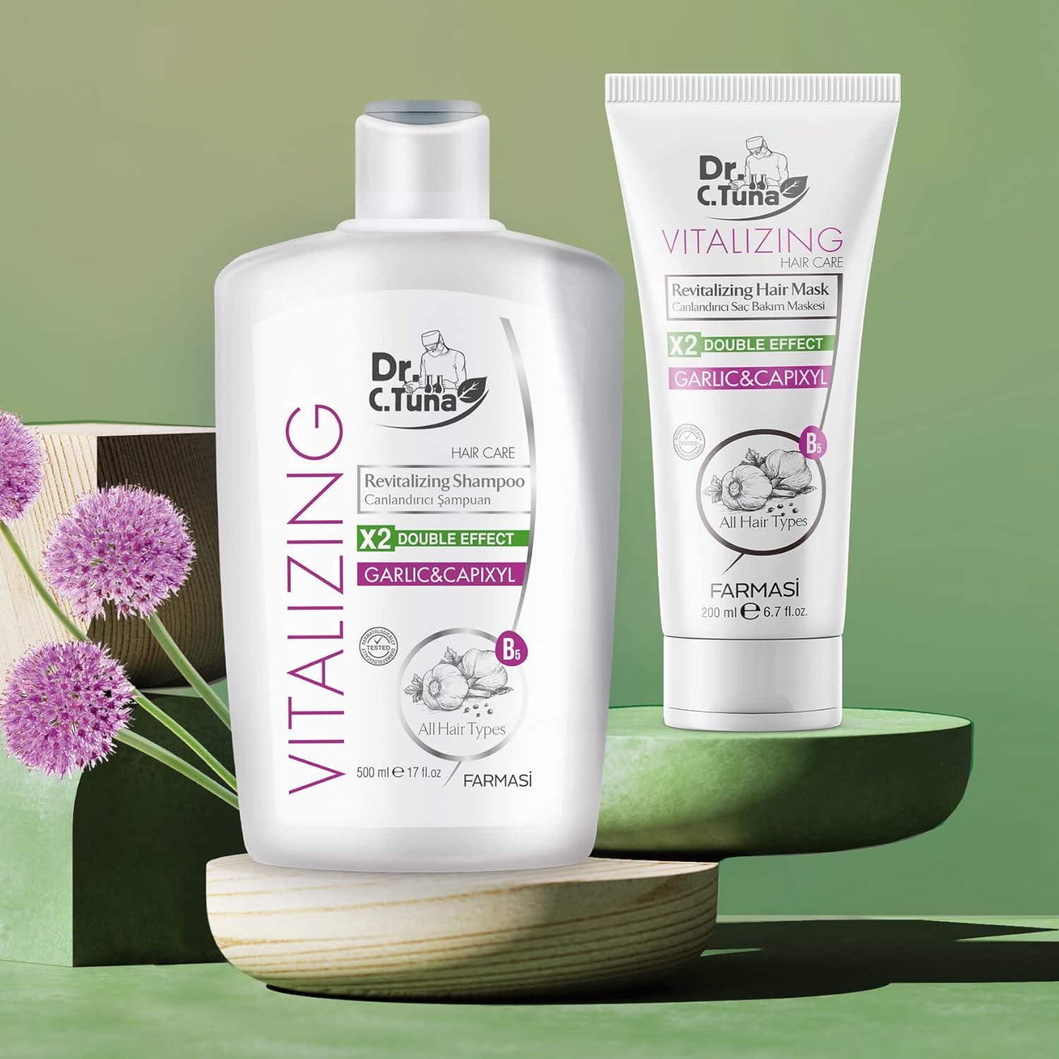 Champú Vitalizante de Ajo FARMASi Dr. C. Tuna 500 ml