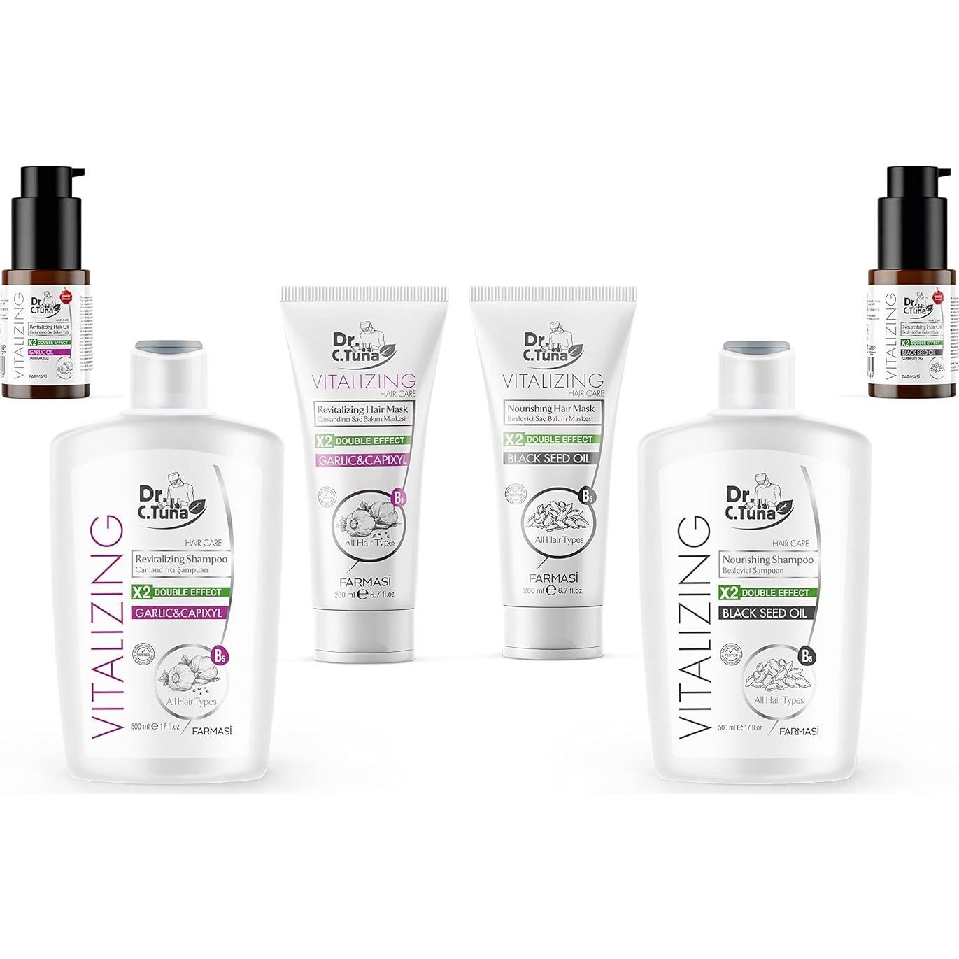 Champú Vitalizante de Ajo FARMASi Dr. C. Tuna 500 ml