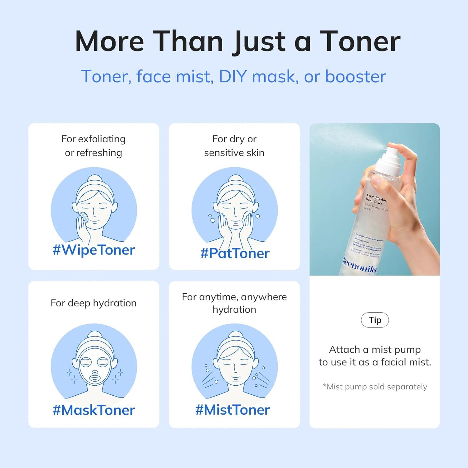 Tónico Facial Hidratante Dermameal KECATO 300ml - Ceramidas