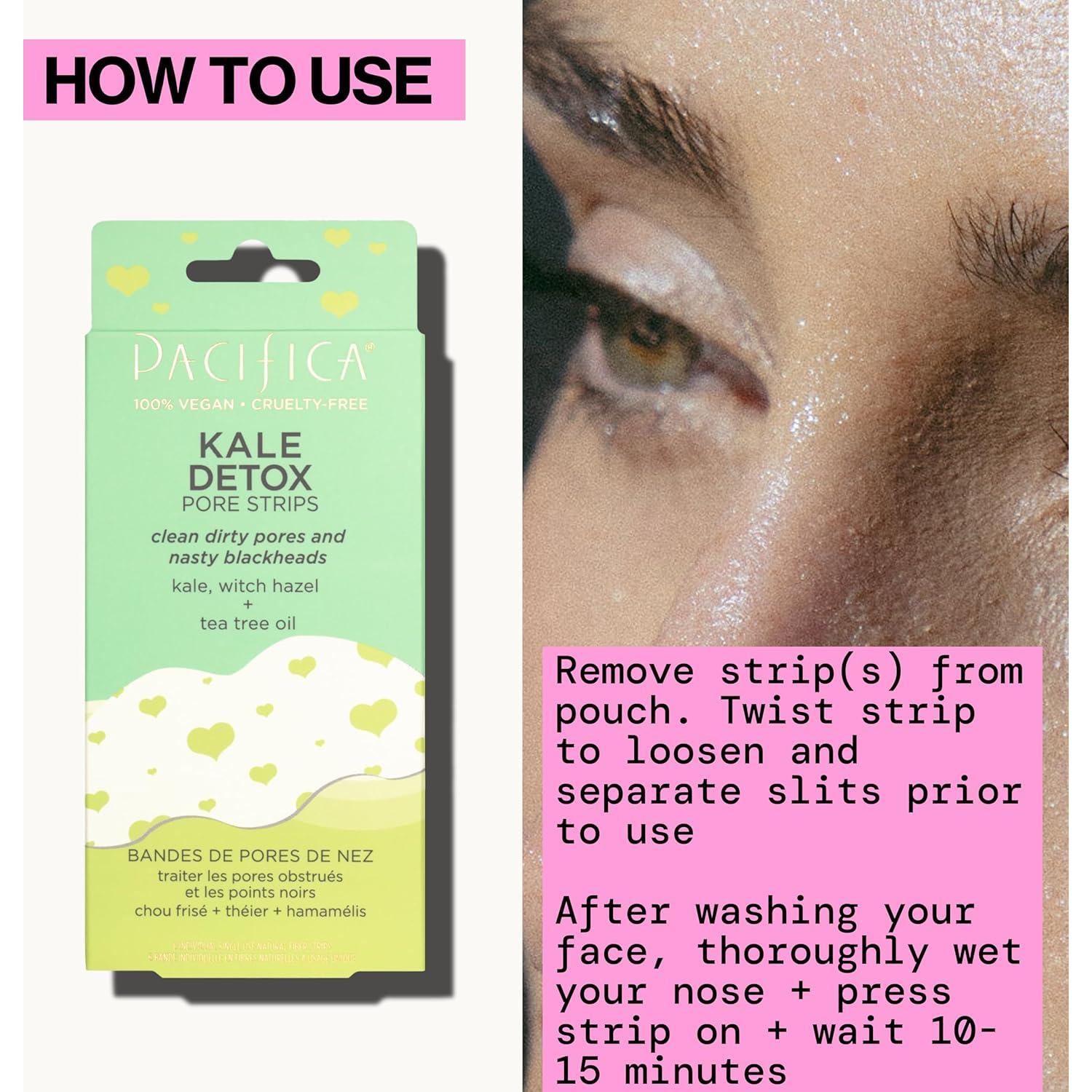 Tiras Detox para Puntos Negros Pacifica - 6 Unidades