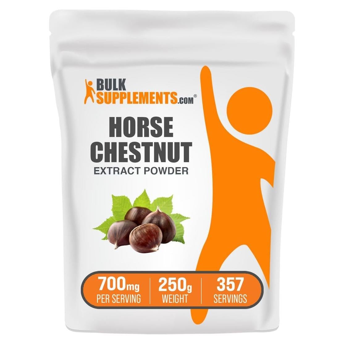 Polvo de Extracto de Castaño de Indias BulkSupplements 250g