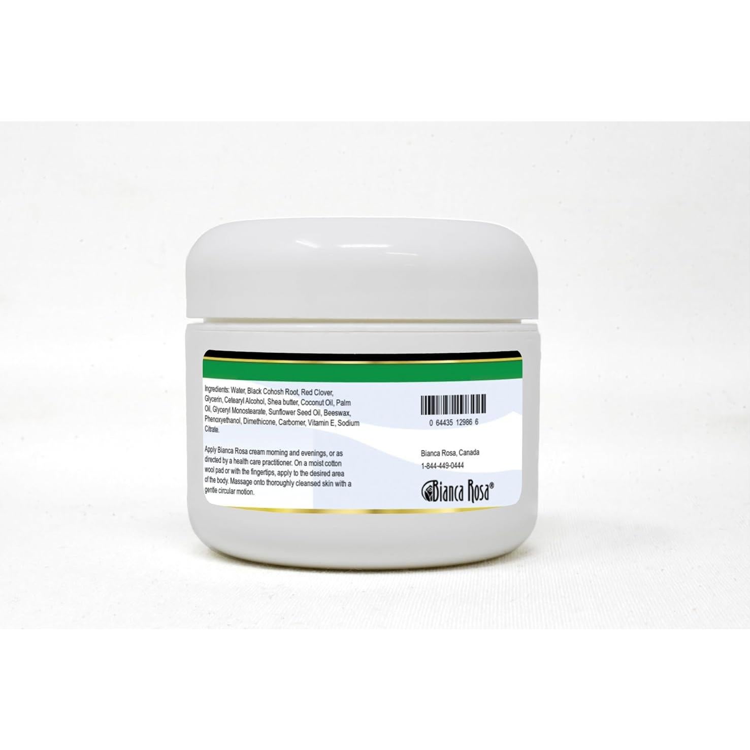 Crema Bianca Rosa Trébol Rojo y Cohosh Negro 100 g