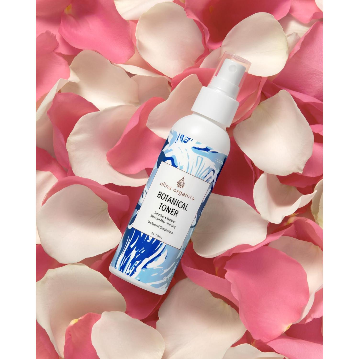 Tónico Botánico Elina Organics 236ml - Mist Hidratante Facial