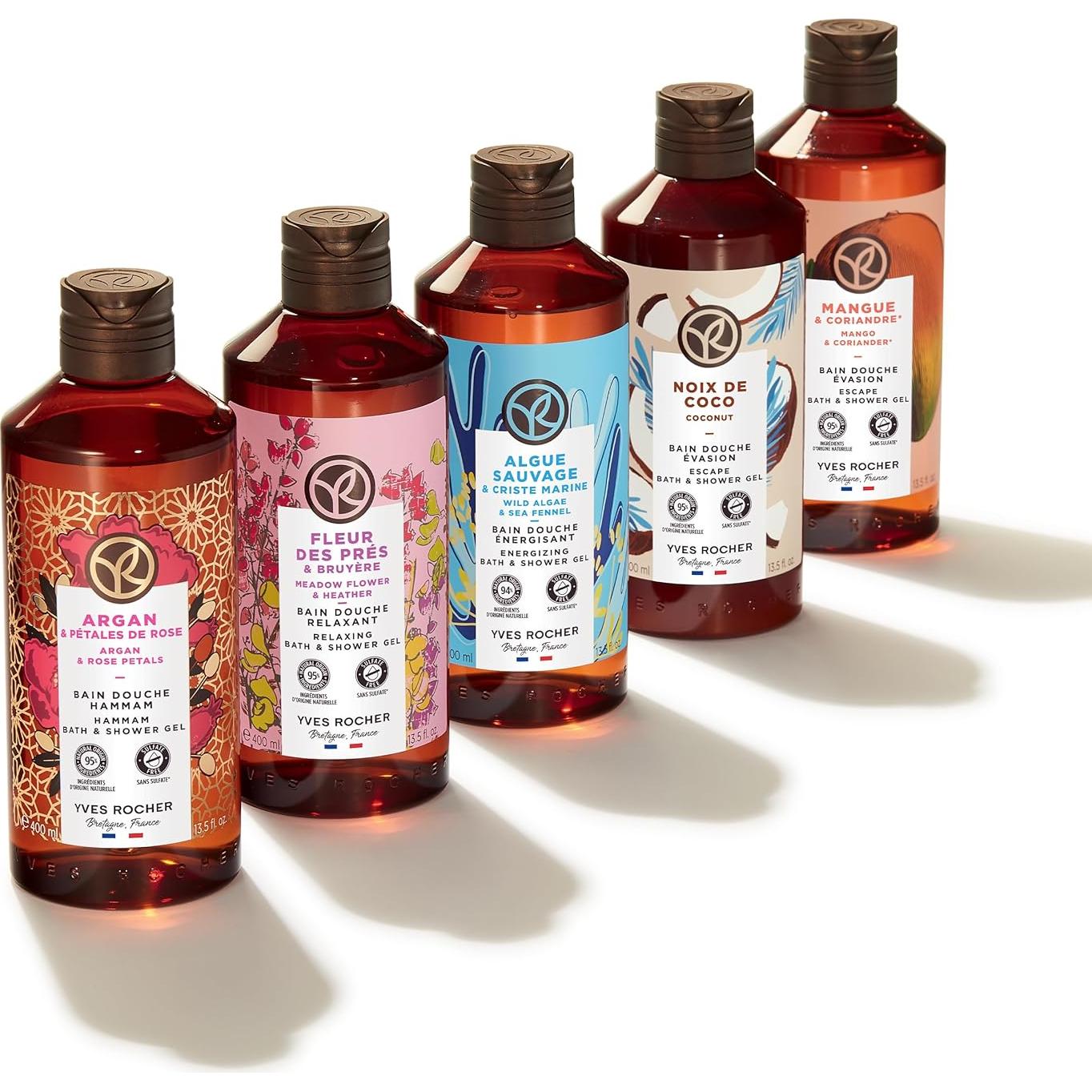 Gel de Ducha Yves Rocher Alga Salvaje Hinojo Marino 400 ml