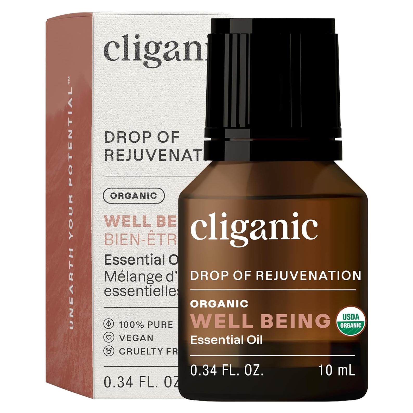 Mezcla de Aceites Esenciales Orgánicos Cliganic 10ml - Bienestar