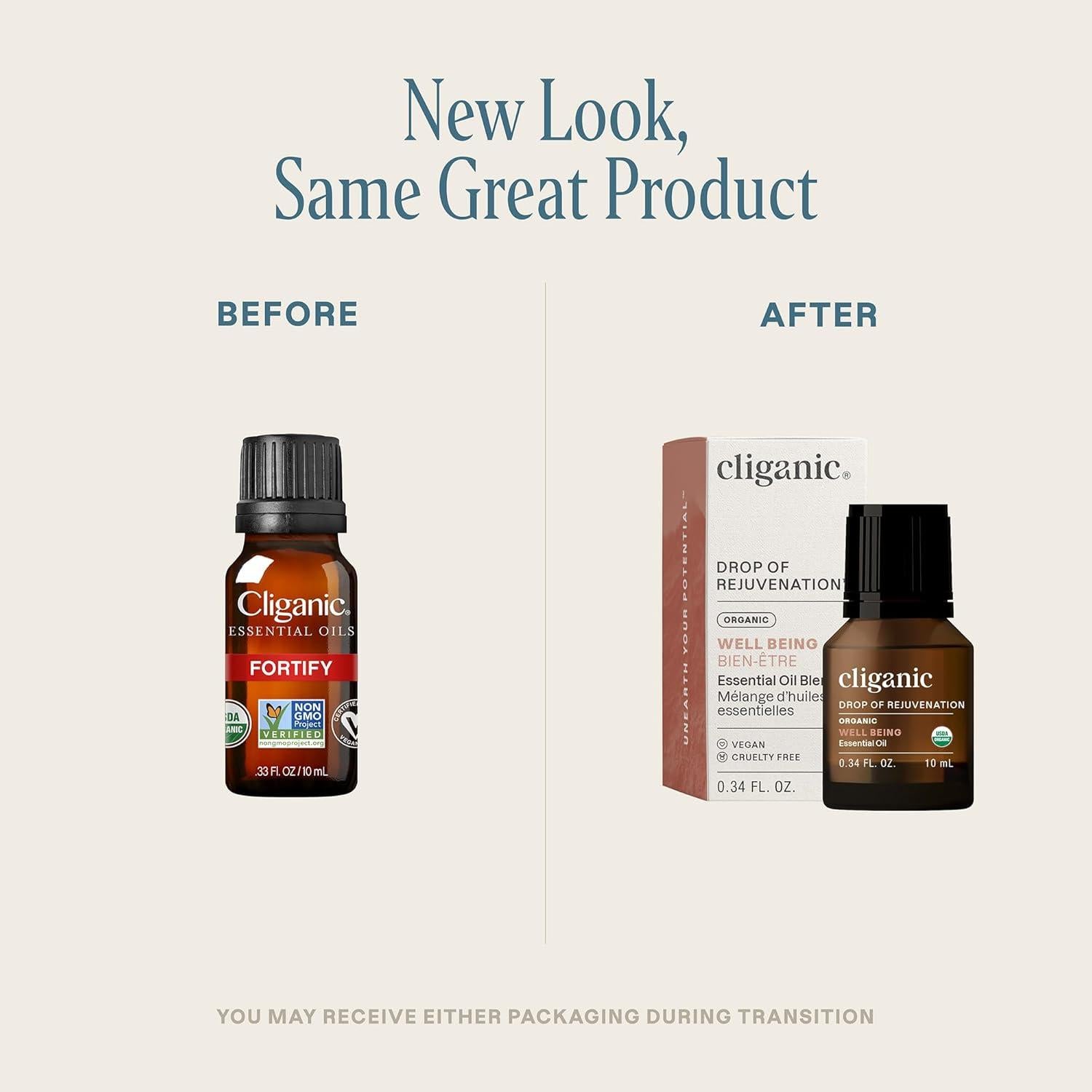 Mezcla de Aceites Esenciales Orgánicos Cliganic 10ml - Bienestar