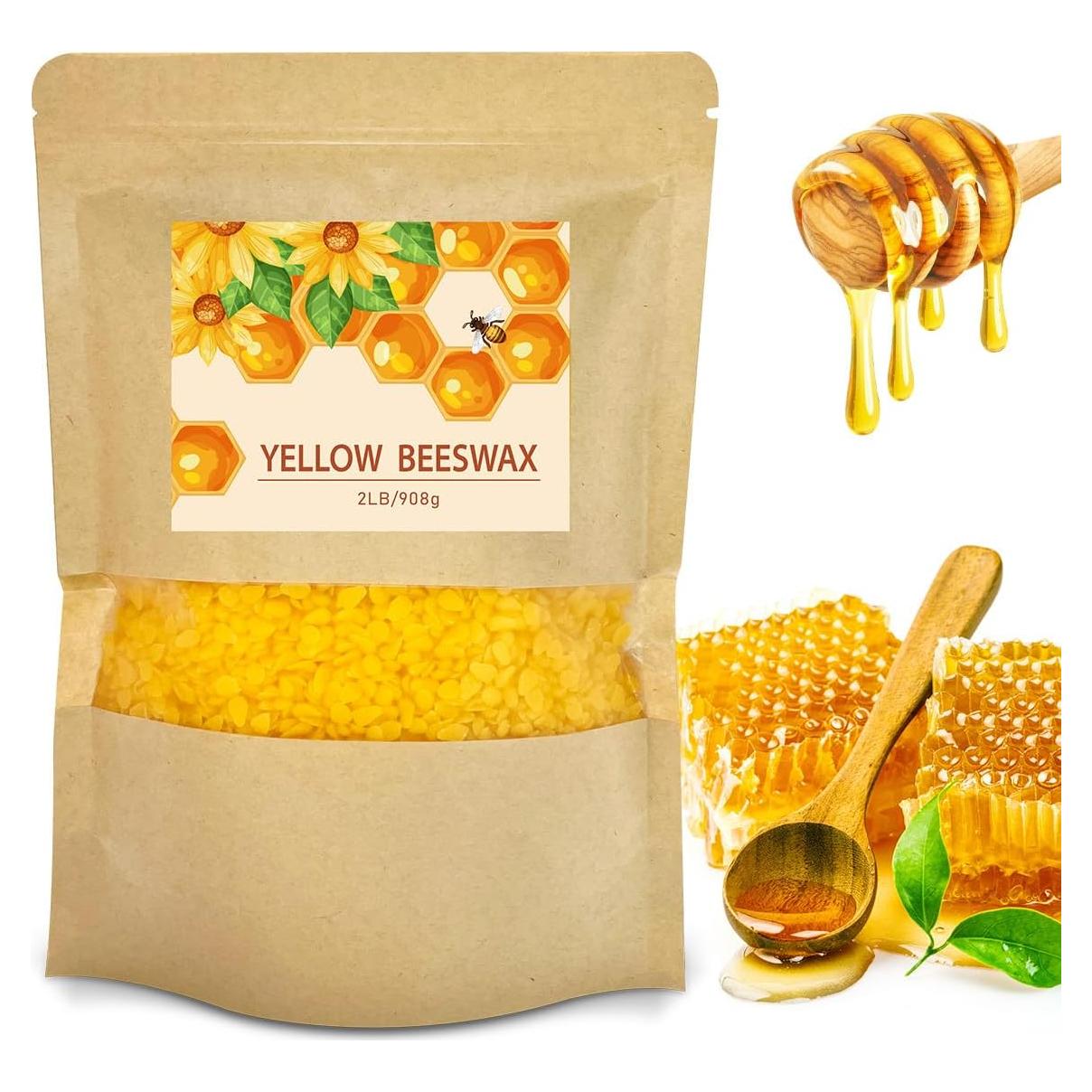 Pellets de Cera de Abeja Orgánica 907g - Seven Moons