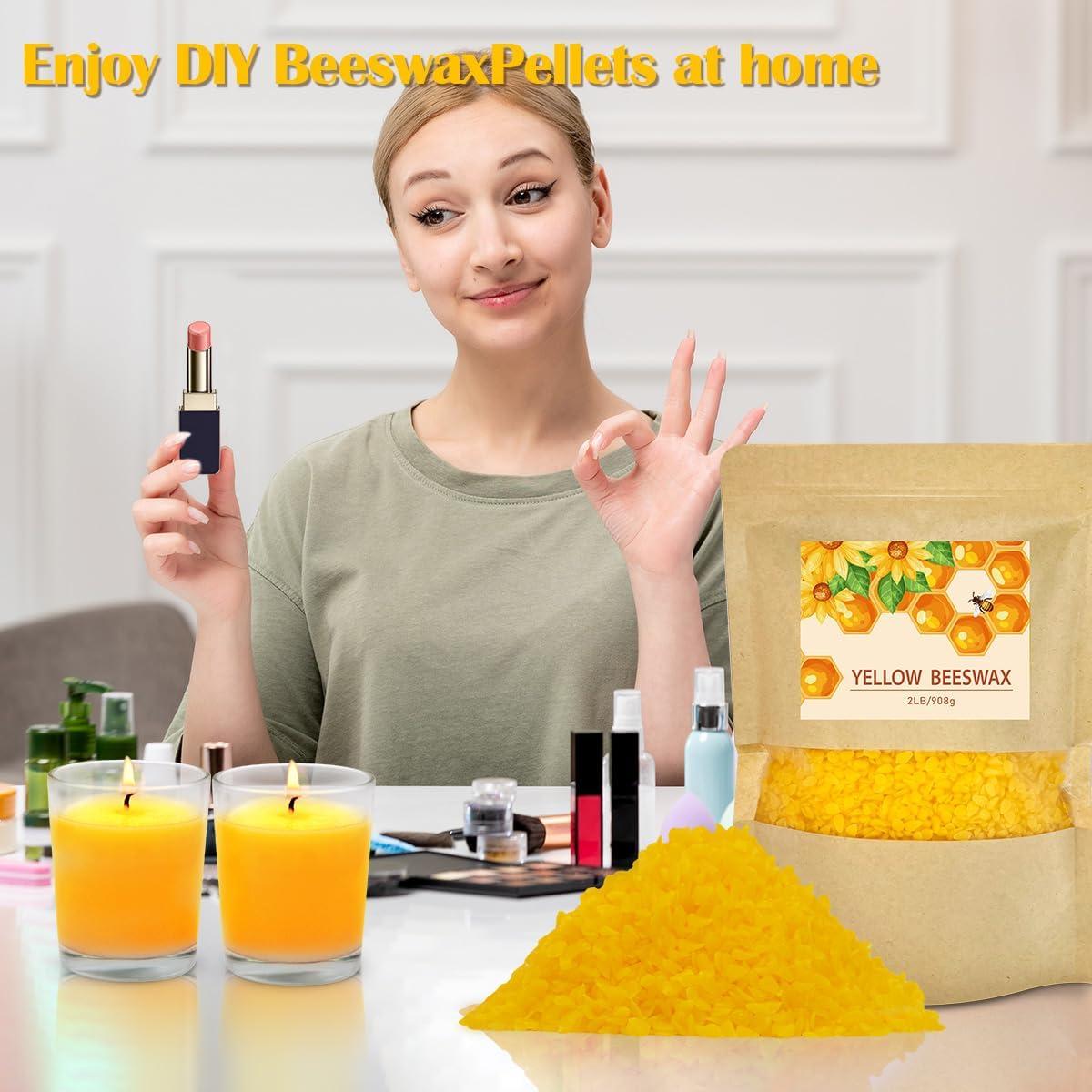 Pellets de Cera de Abeja Orgánica 907g - Seven Moons