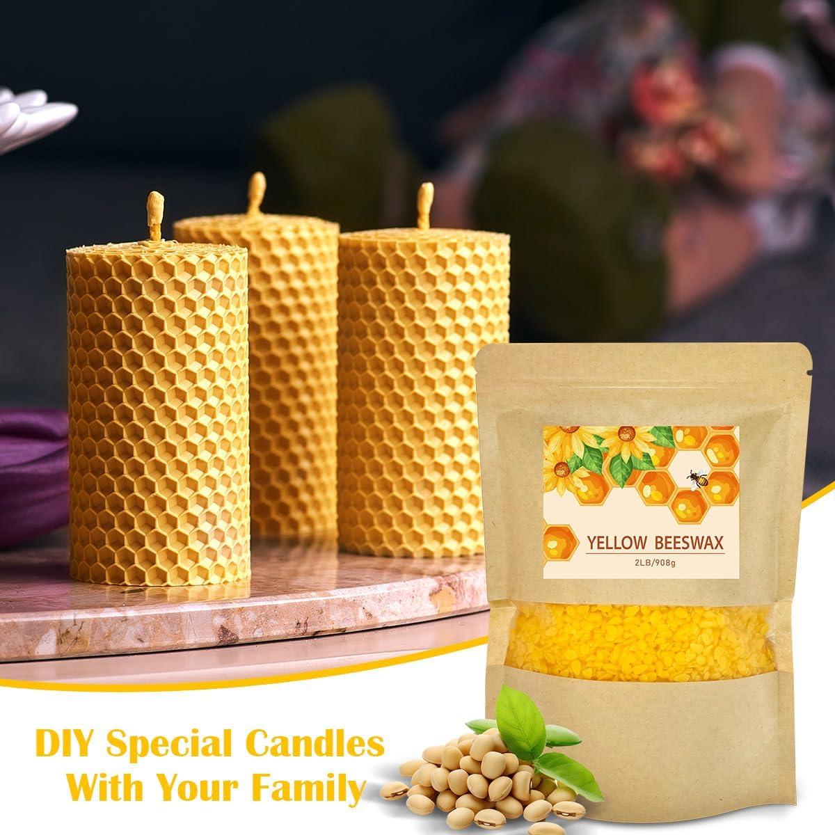 Pellets de Cera de Abeja Orgánica 907g - Seven Moons