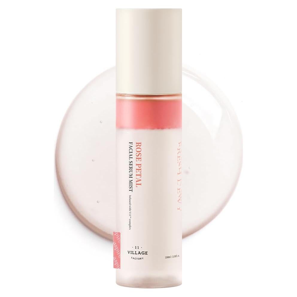 Suero Facial Spray Village11Factory 95.7ml Hidratación Rosa