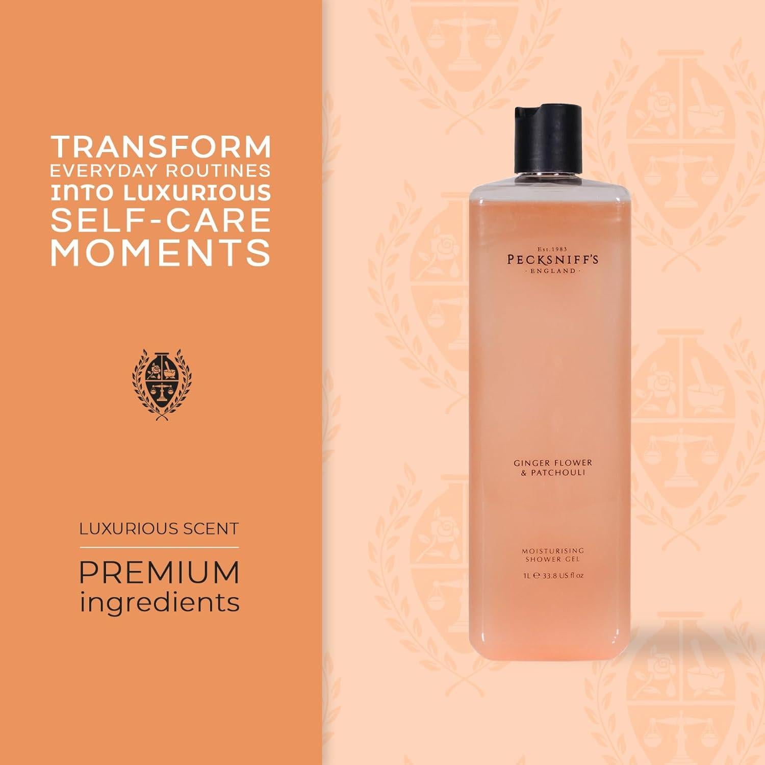 Gel de Ducha Hidratante Pecksniff 1000 ml Flor de Jengibre