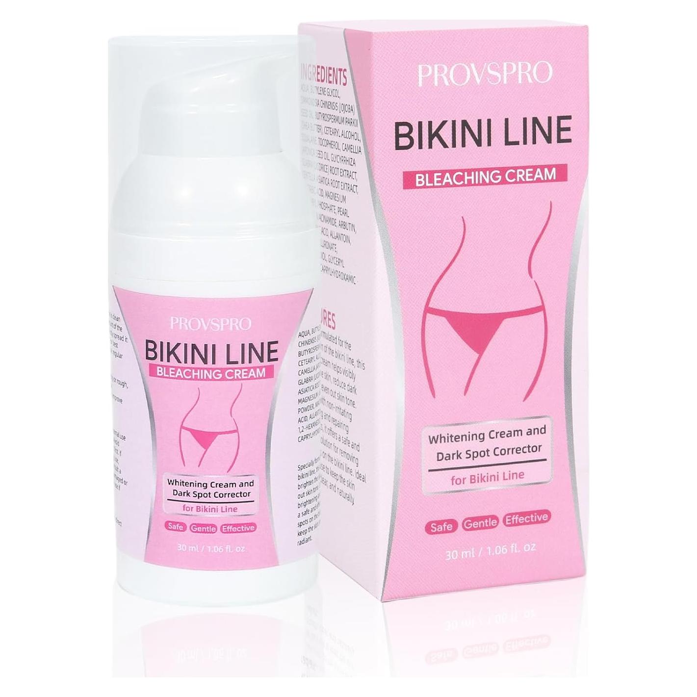 Crema Correctora de Manchas Oscuras Provspro 50g - Ilumina Axilas y Bikini