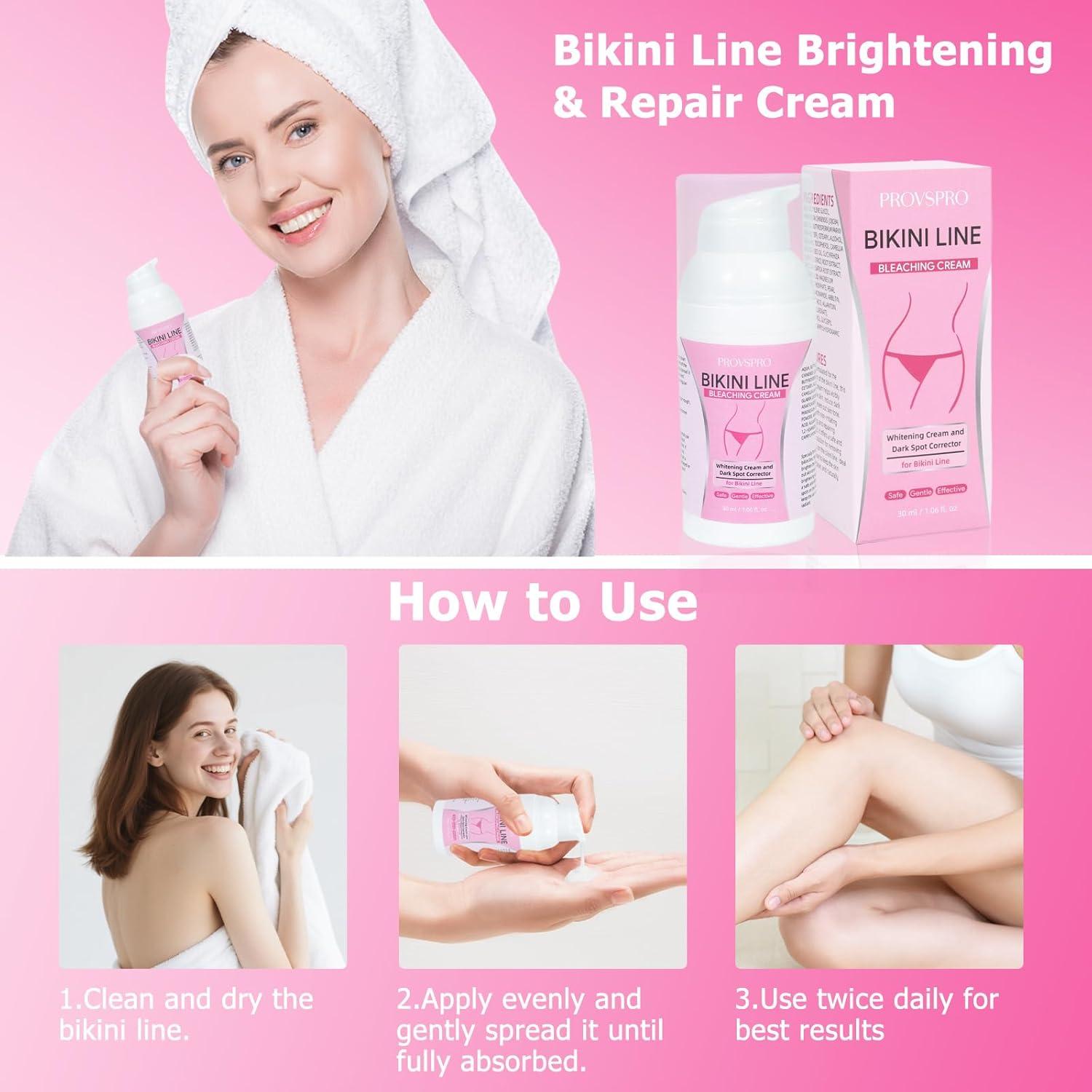 Crema Correctora de Manchas Oscuras Provspro 50g - Ilumina Axilas y Bikini