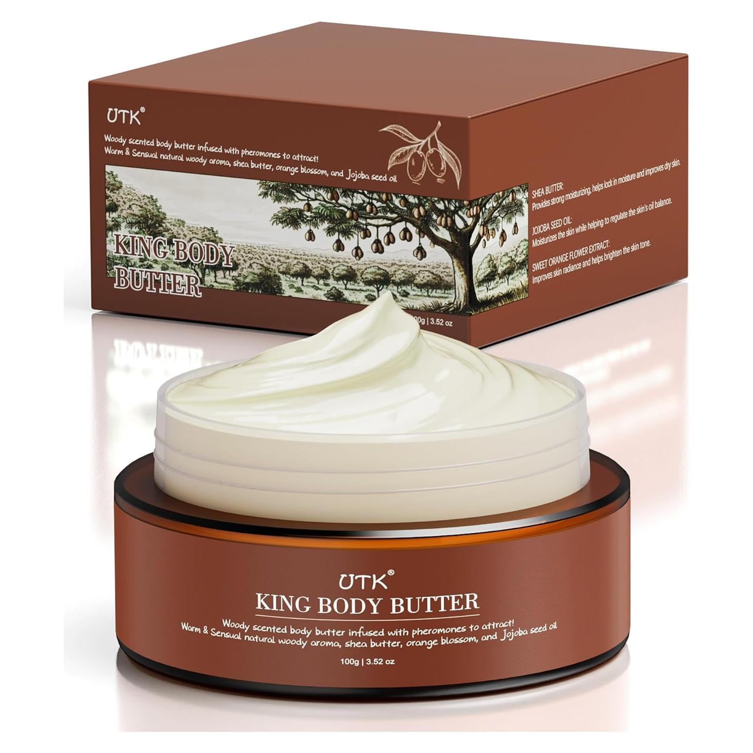 Mantequilla Corporal King para Hombres 100g - Hidratante y Aromática