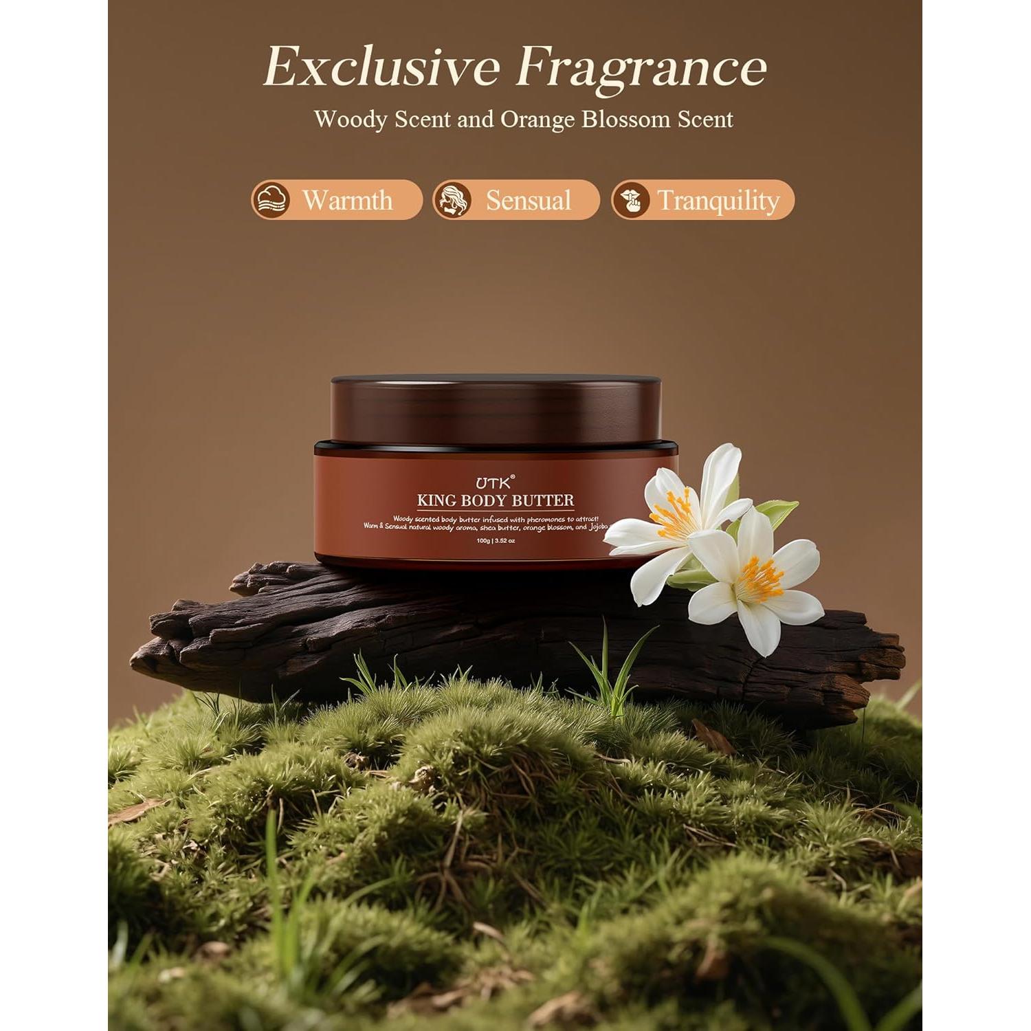 Mantequilla Corporal King para Hombres 100g - Hidratante y Aromática