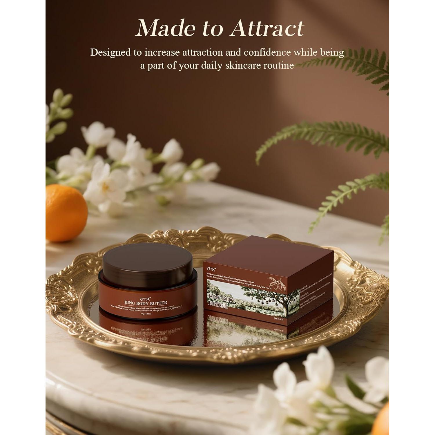 Mantequilla Corporal King para Hombres 100g - Hidratante y Aromática