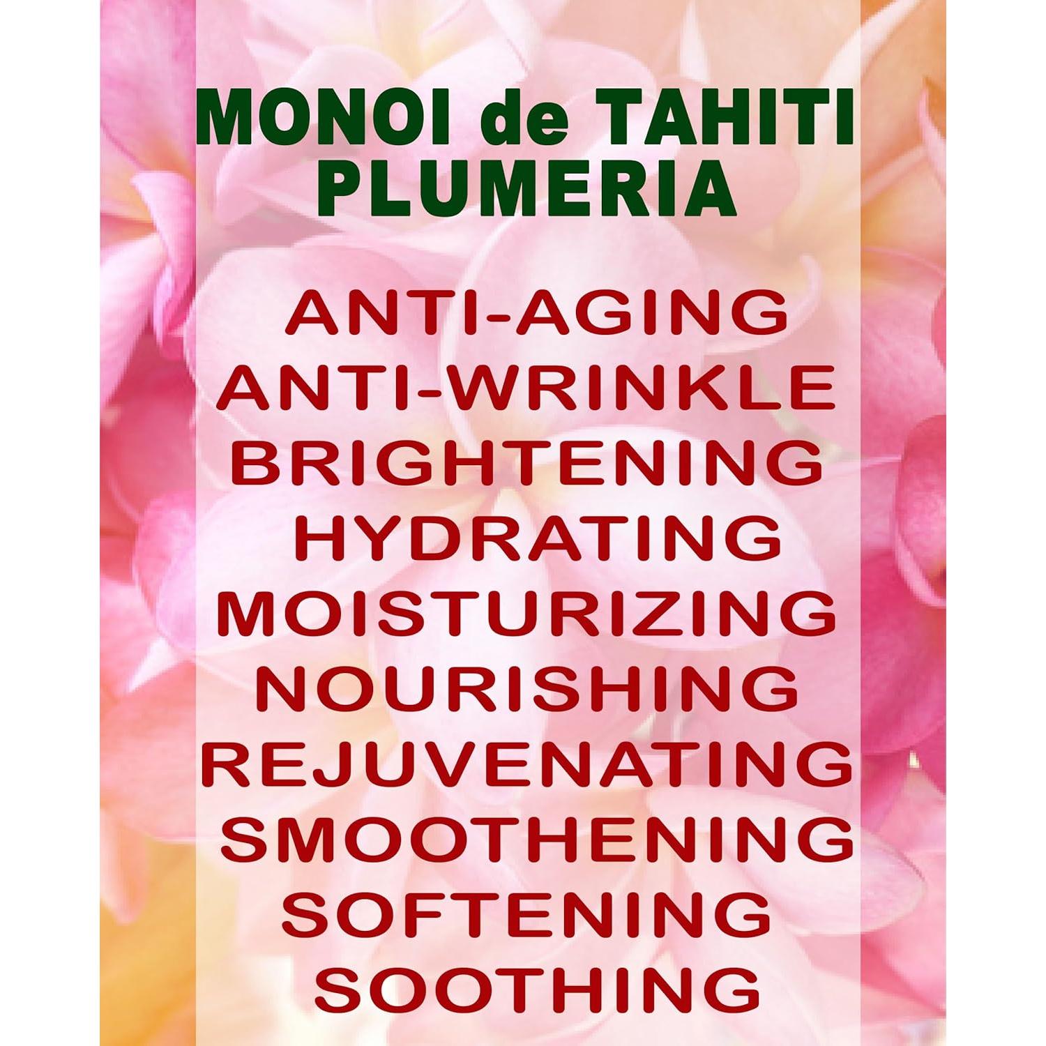 Aceite Monoi de Tahiti Plumeria Belleza Botánica 30 ml