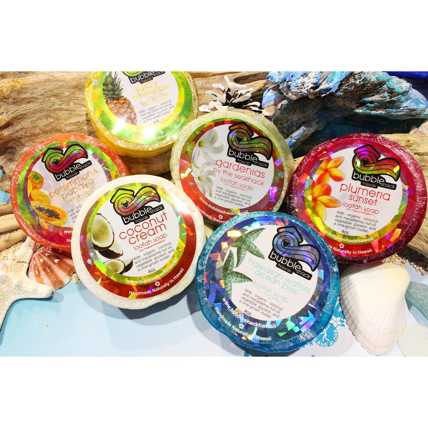 Jabón de Lufa Plumeria Sunset Bubble Shack 1.69kg