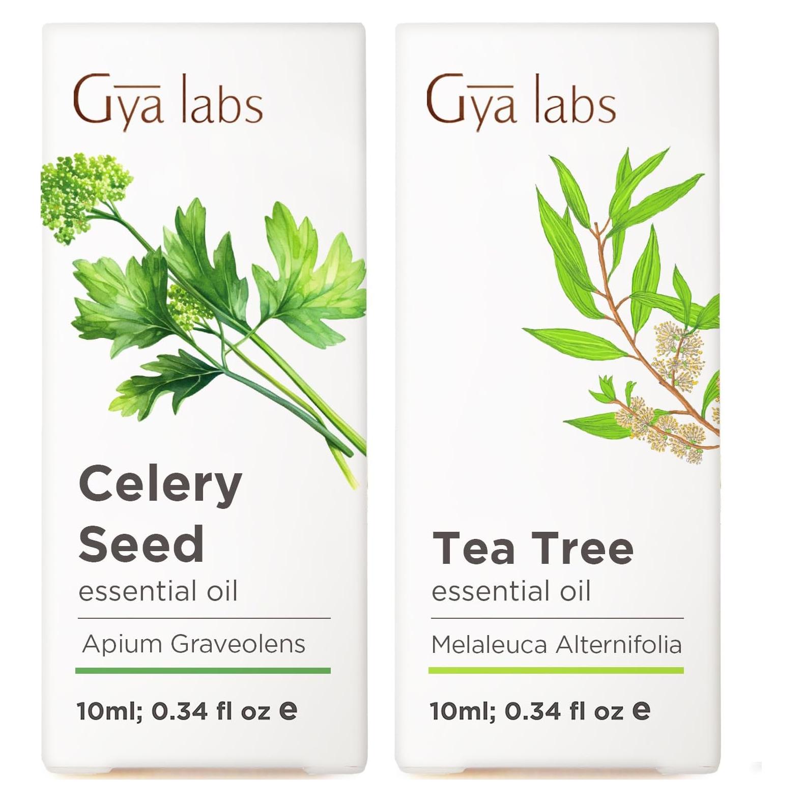 Set de Aceites Esenciales Gya Labs 100% Naturales 2x10ml