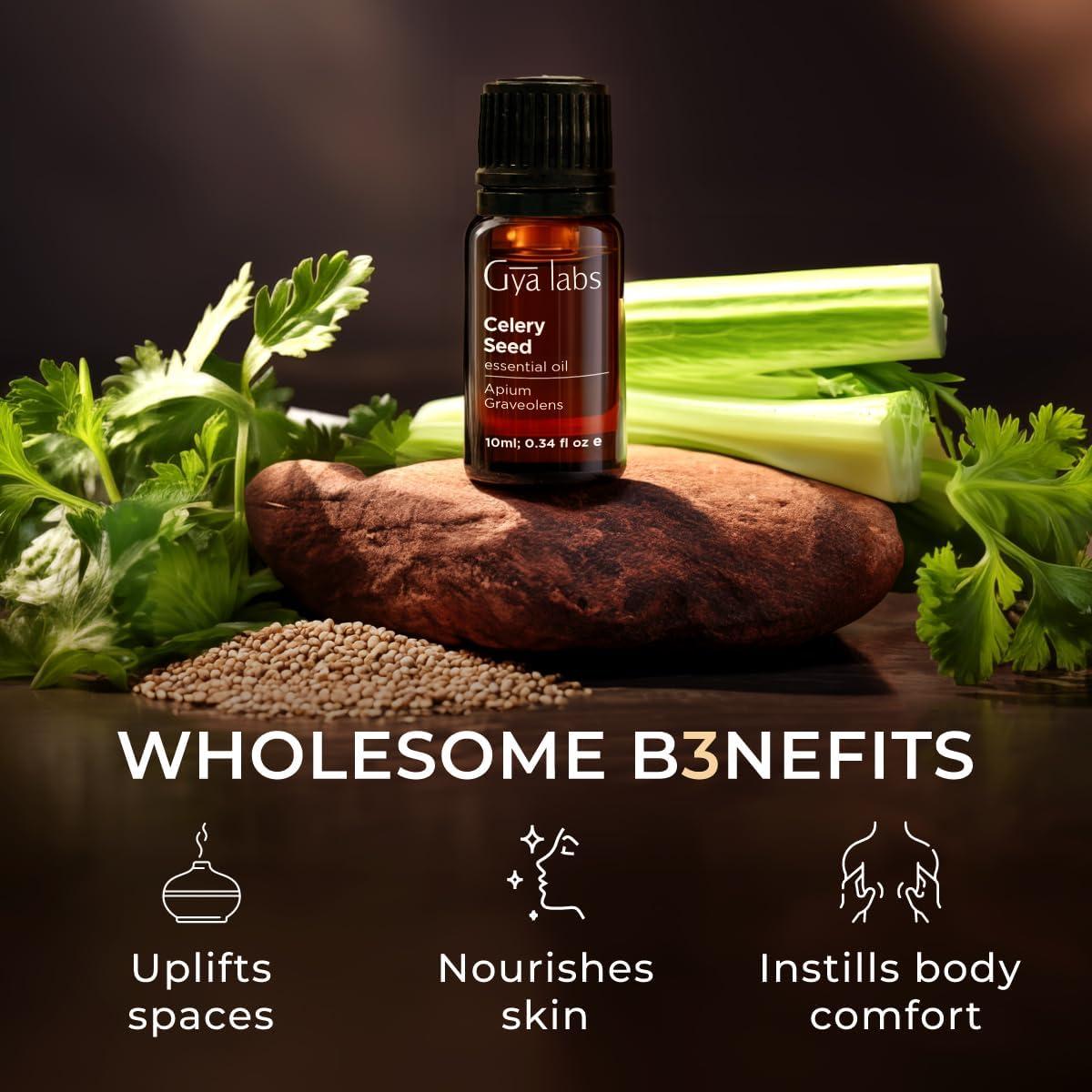 Set de Aceites Esenciales Gya Labs 100% Naturales 2x10ml