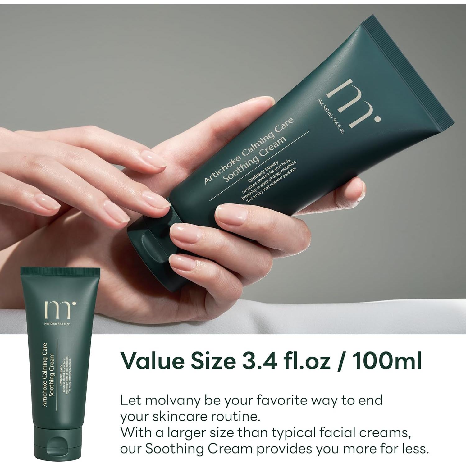 Crema Calmante Molvany 100 ml - Hidratante Facial y Corporal