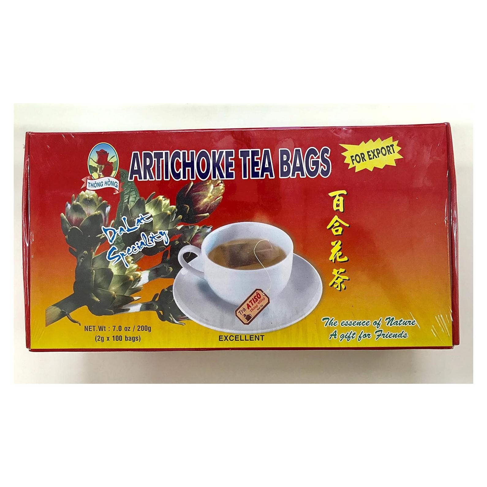 Té de Alcachofa Tra Atiso 100 Bolsitas 2g - Especialidad Vietnamita