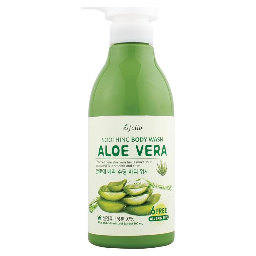 Gel de Ducha Calmante Esfolio 500ml con Aloe Vera y Hamamelis