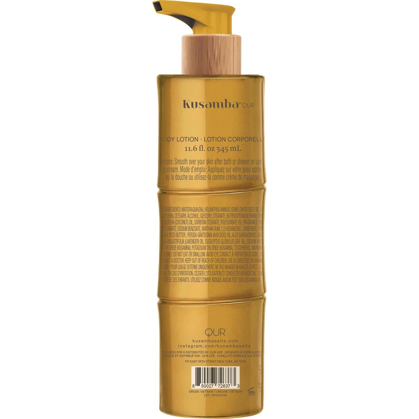 Loción Corporal Natural QUR Jasmine 340g Hidratante Diario