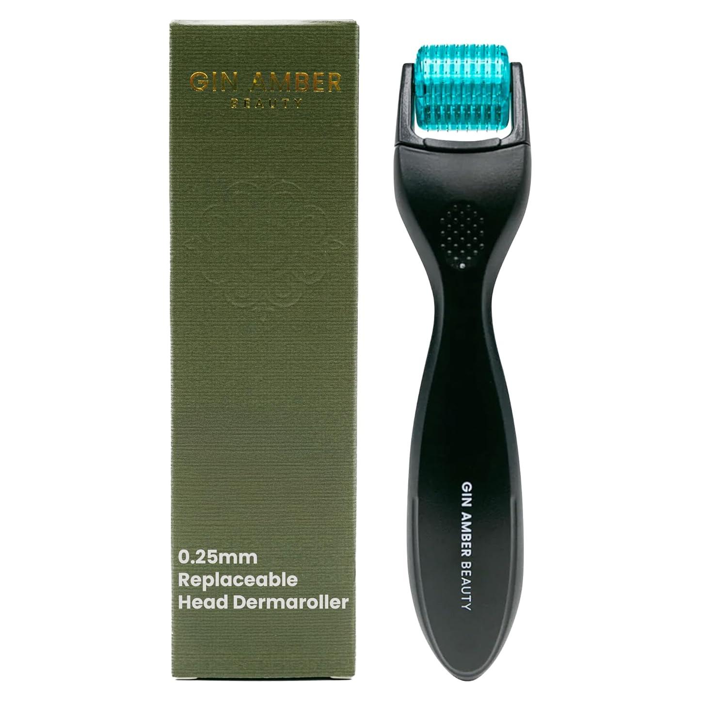 Rodillo Derma Gin Amber Beauty 192 Agujas 0.25mm Reemplazable