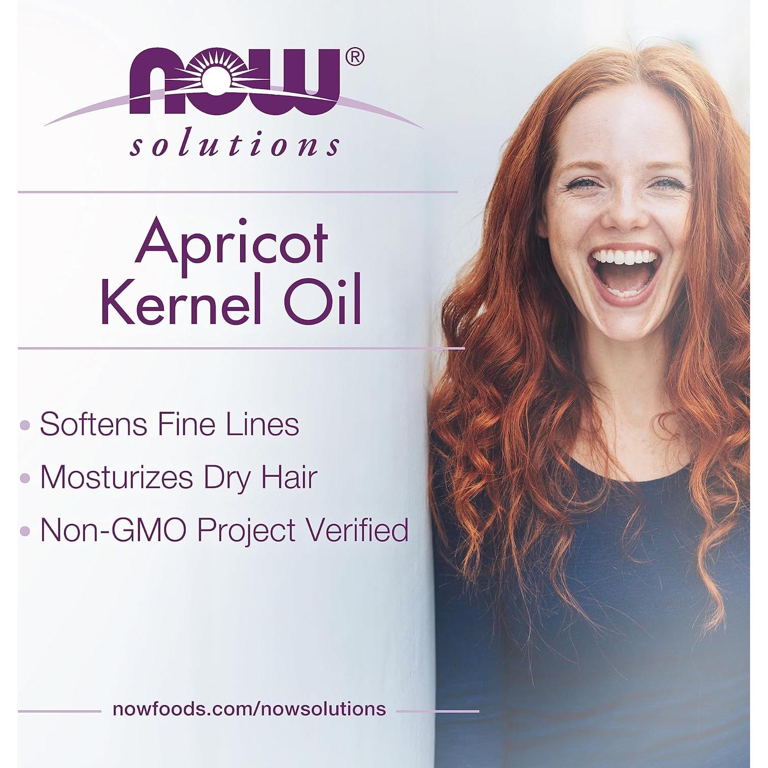 Aceite de Hueso de Albaricoque NOW 113g - Hidratante Piel y Cabello