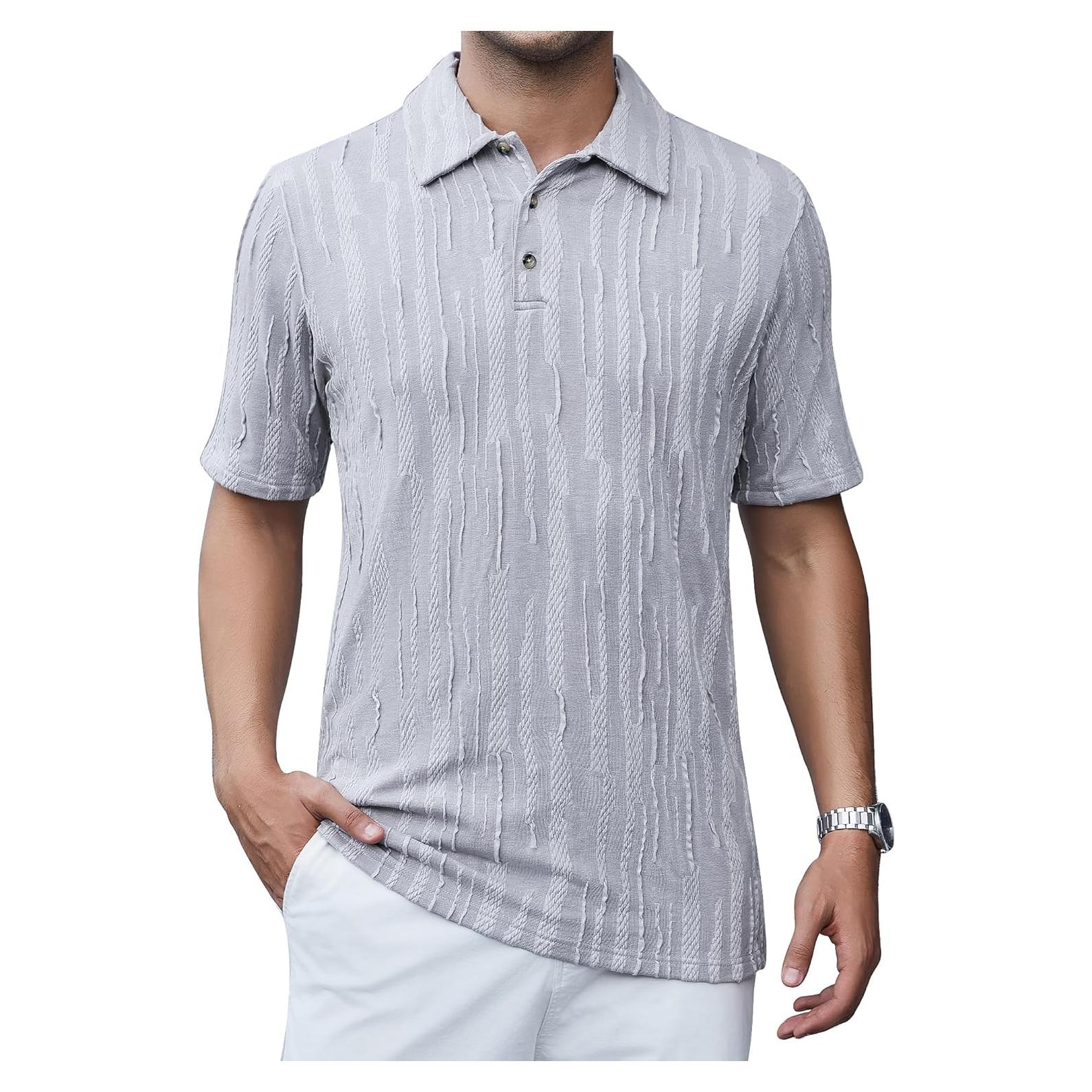 Camisa de Golf Sin Costuras Alex Vando Hombre Secado Rápido