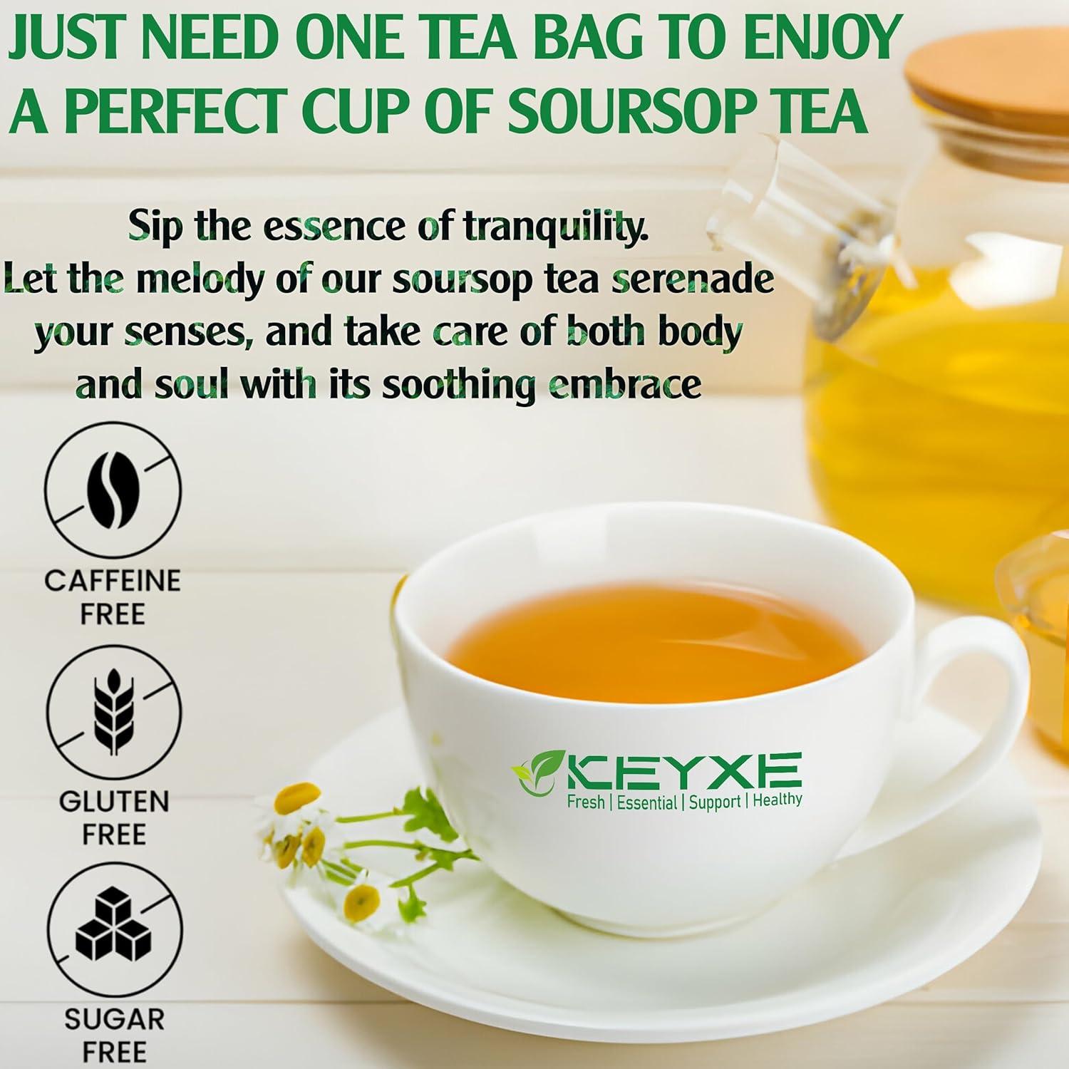 Té de Hojas de Guanábana Orgánico KEYXE 50 Bolsas Ecológicas