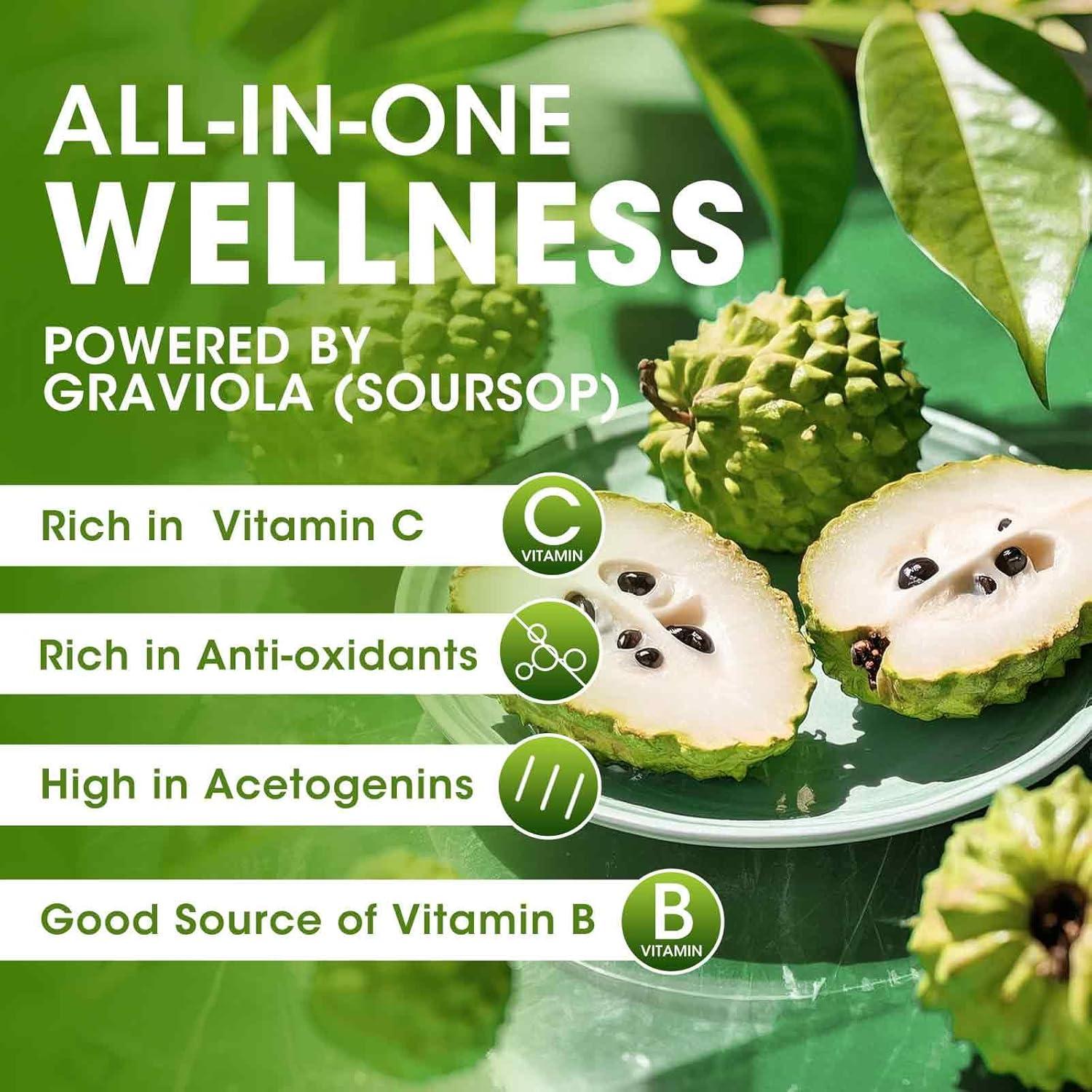 Gotas Líquidas de Soursop Graviola iMATCHME 59.15 ml - Salud Digestiva