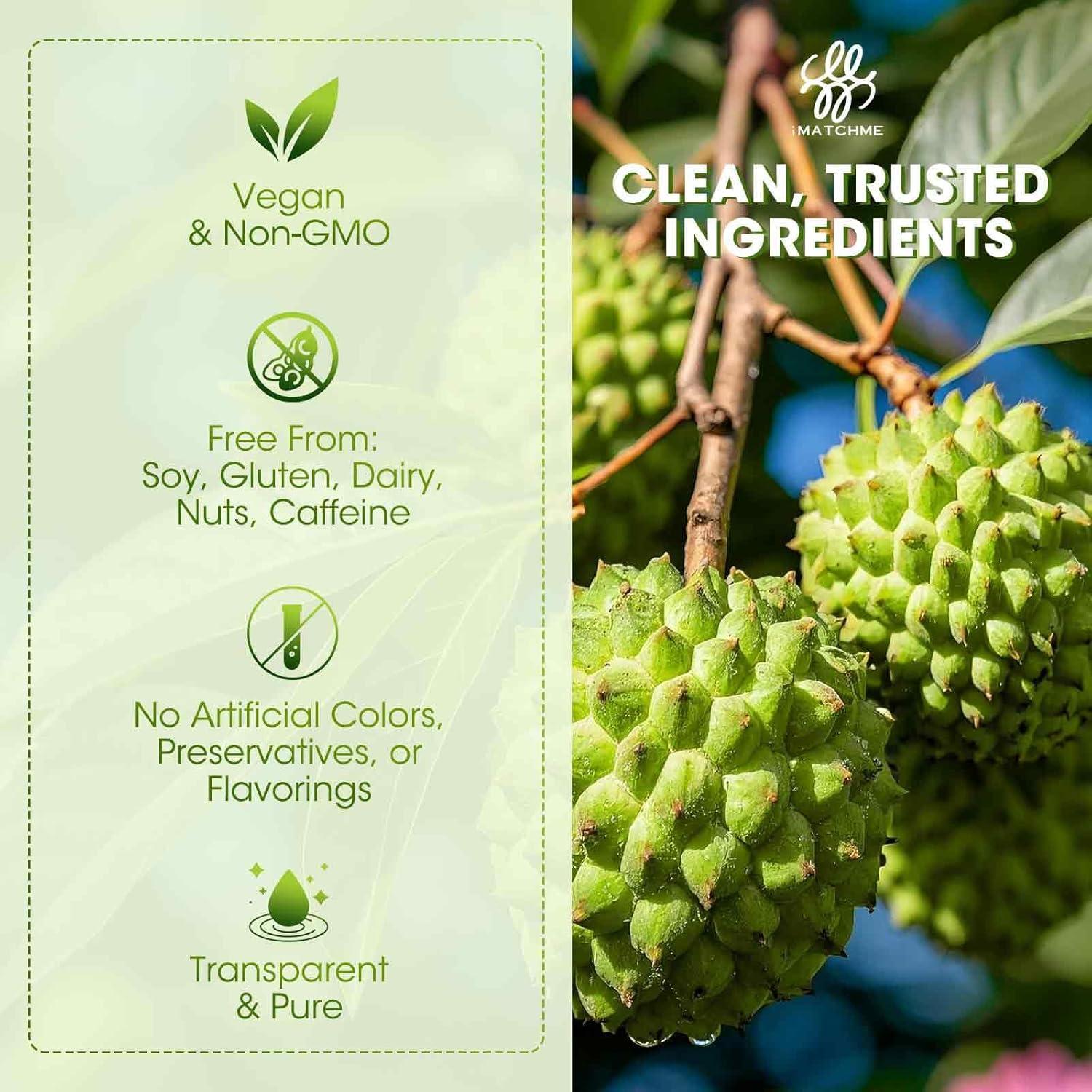 Gotas Líquidas de Soursop Graviola iMATCHME 59.15 ml - Salud Digestiva