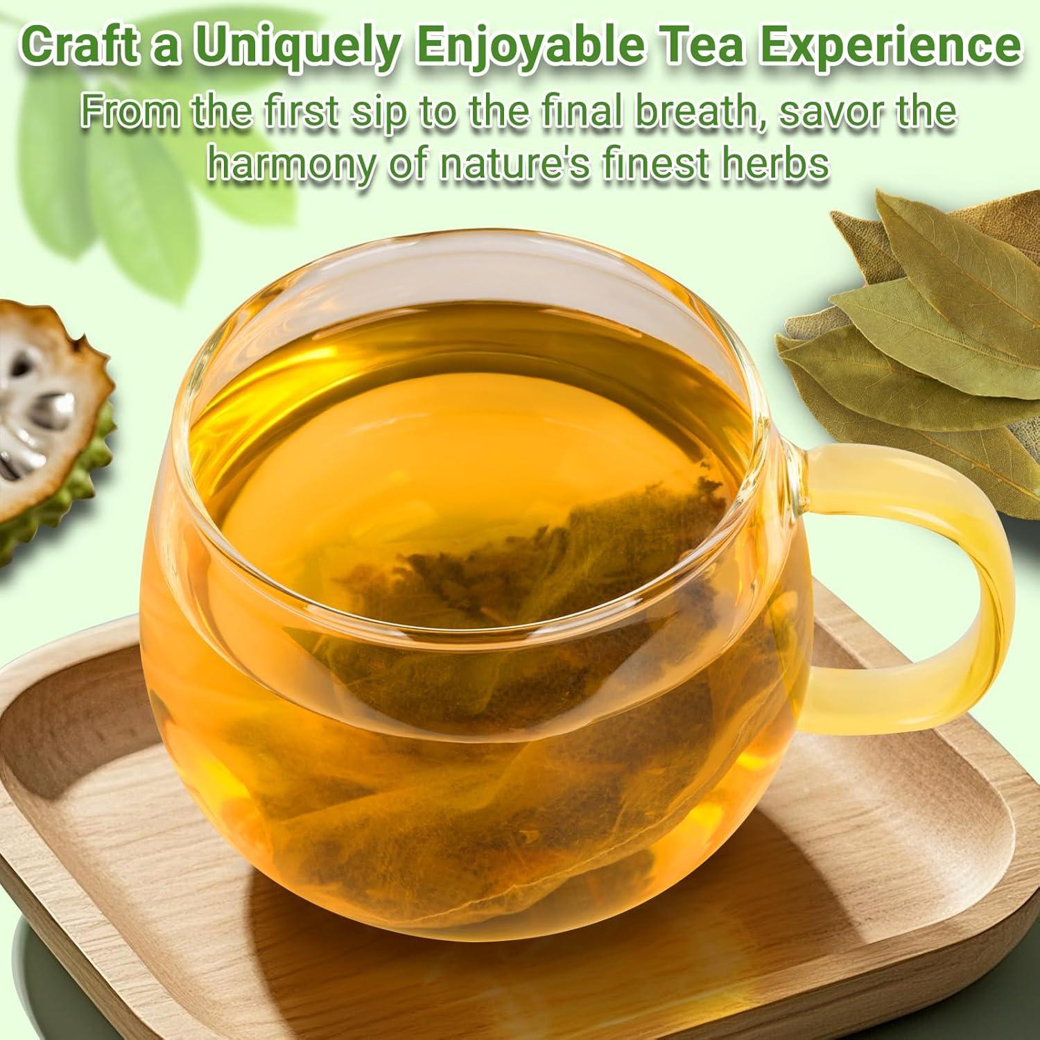 Té de Hojas de Guanábana Solisleaf - 100 Bolsitas Naturales