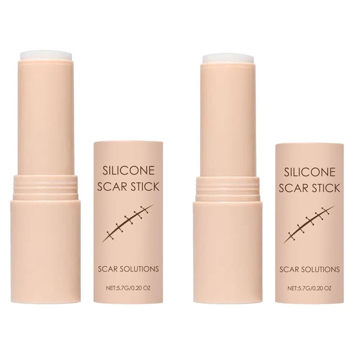 Bastón de Silicona para Cicatrices SACDSSA - 60% Silicona, 2PCS