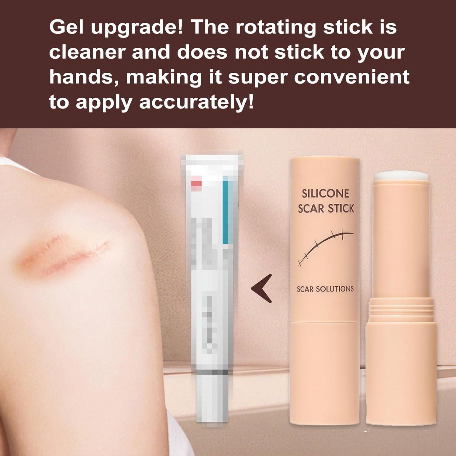 Bastón de Silicona para Cicatrices SACDSSA - 60% Silicona, 2PCS