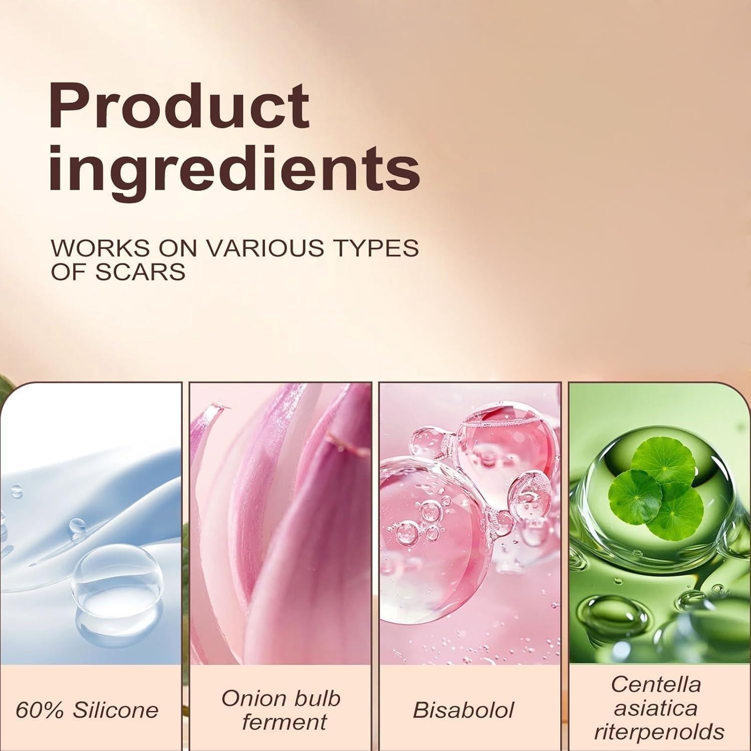 Bastón de Silicona para Cicatrices SACDSSA - 60% Silicona, 2PCS