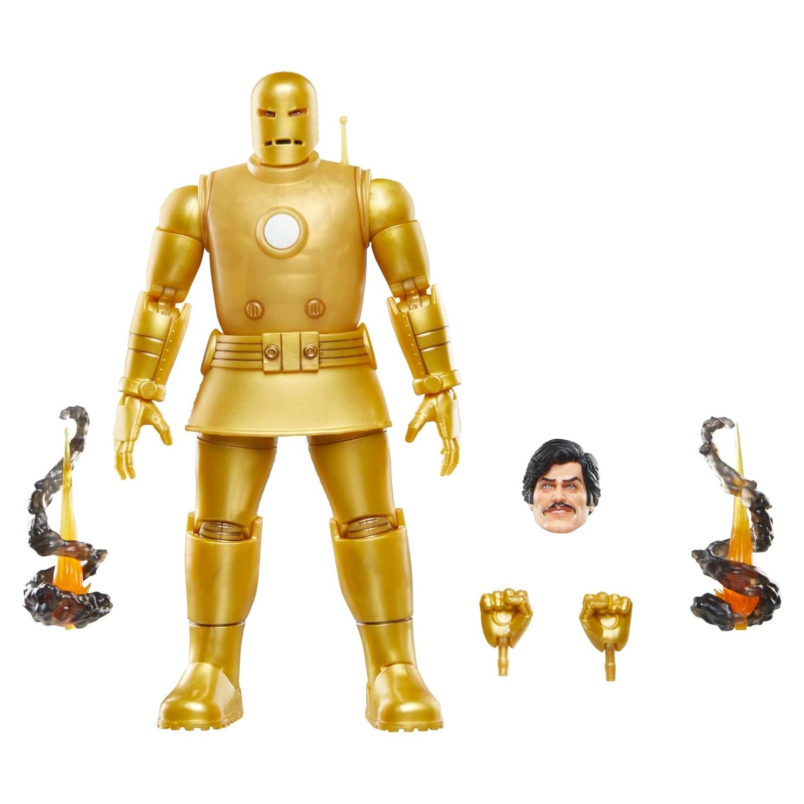 Figura de Acción Iron Man Dorado 15 cm Hasbro Marvel Legends