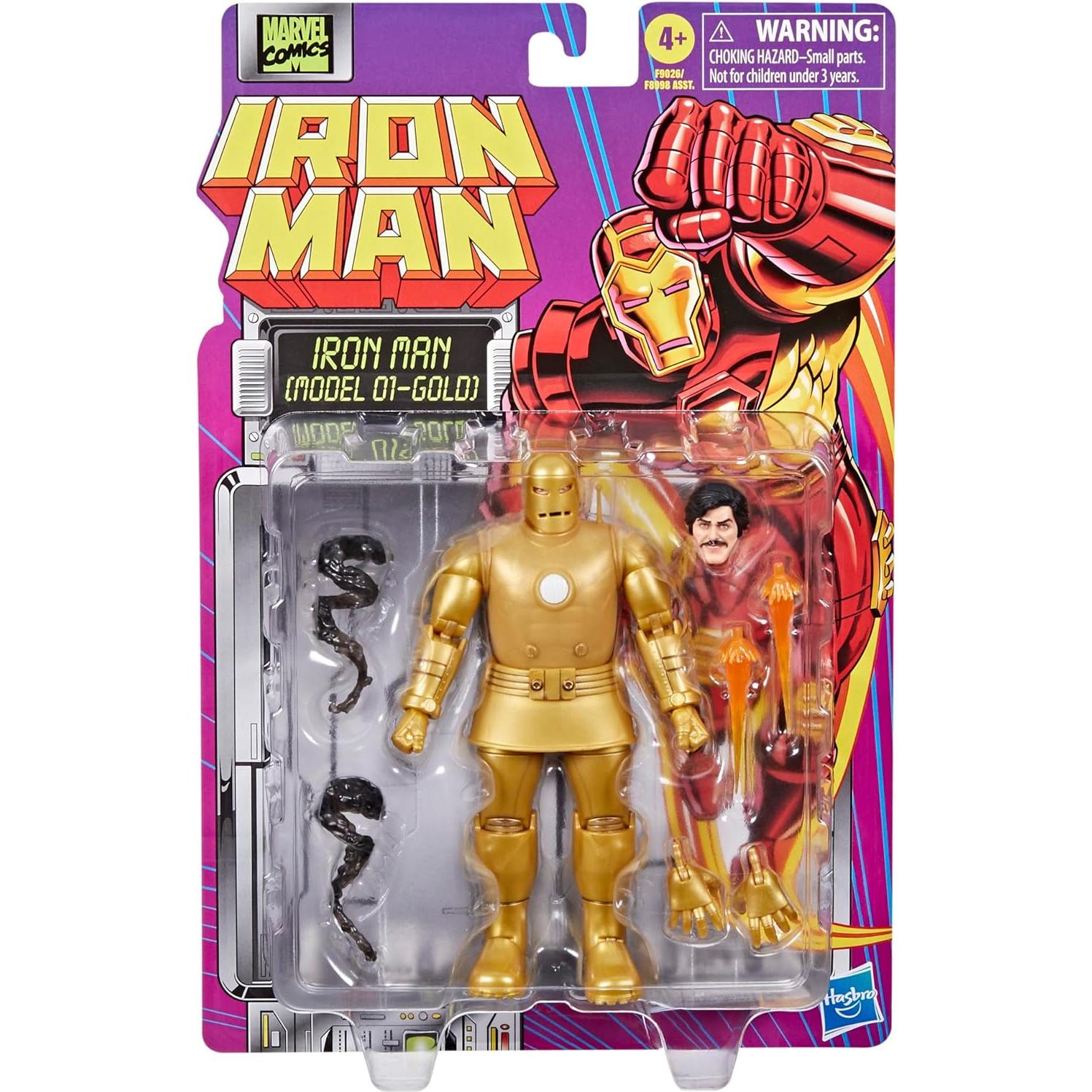 Figura de Acción Iron Man Dorado 15 cm Hasbro Marvel Legends