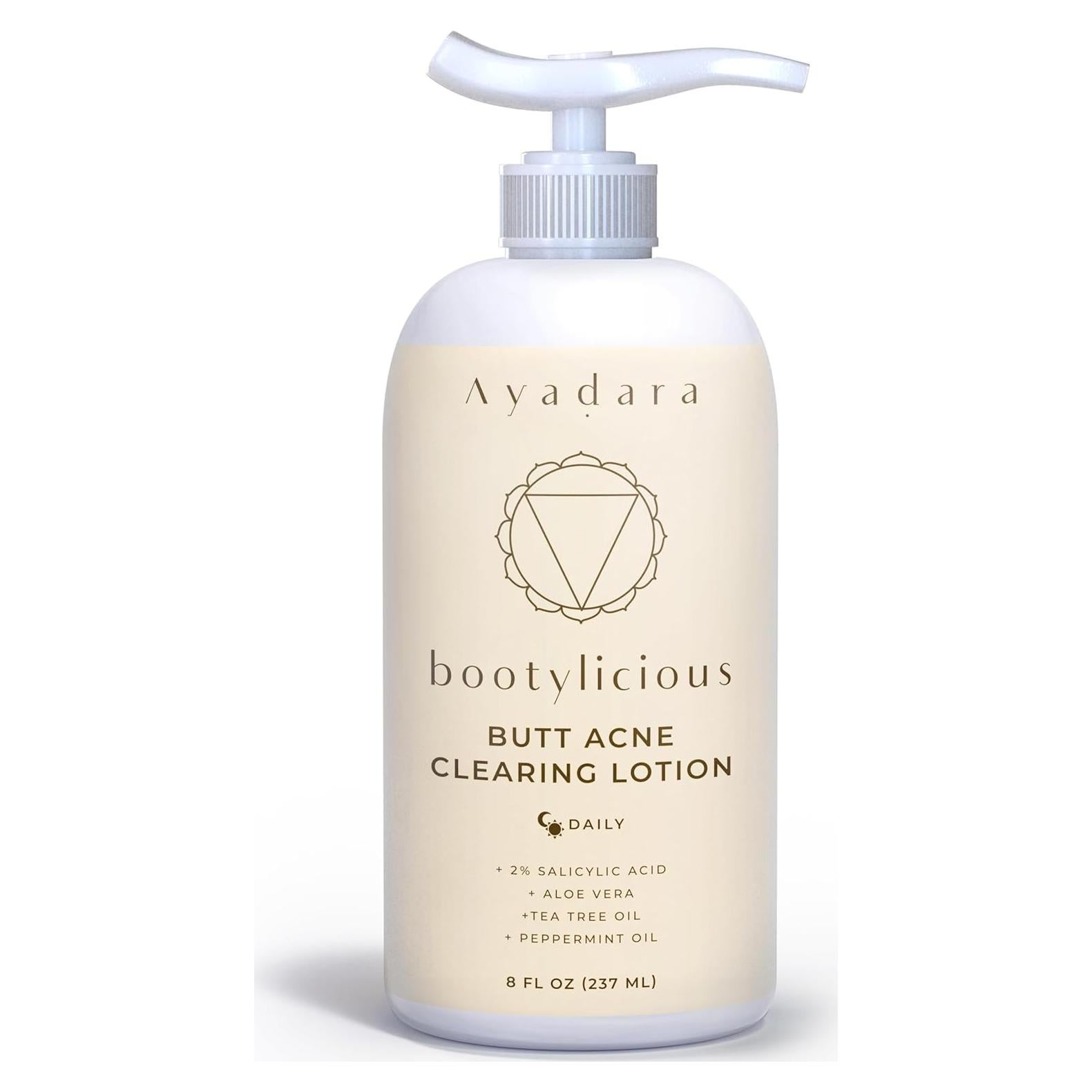 Crema para el Acné en el Trasero Ayadara 240ml con Ácido Salicílico