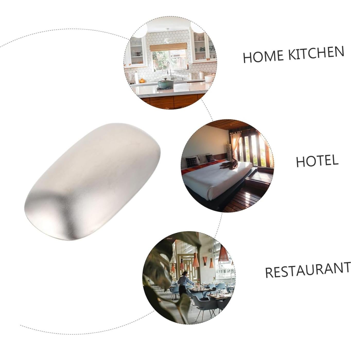 Barra de Jabón de Acero Inoxidable Beaupretty Eliminador de Olores