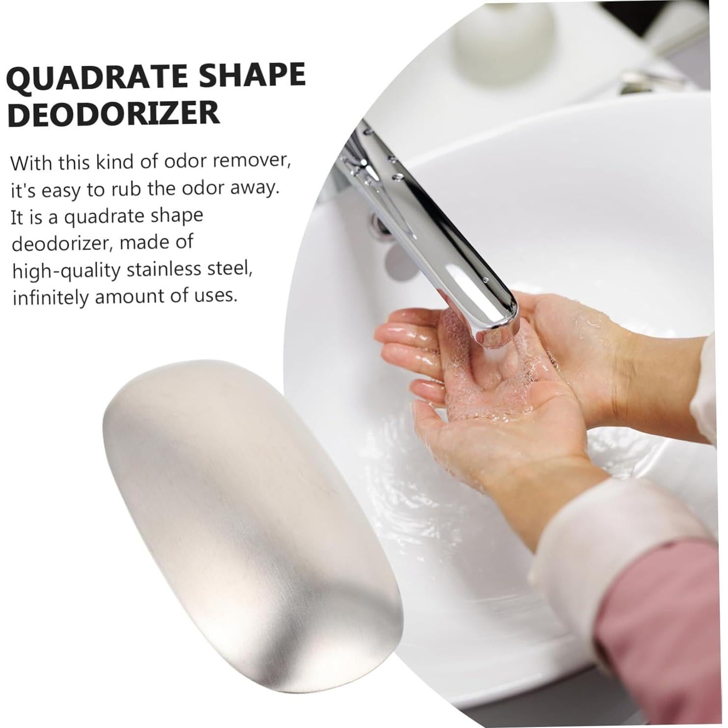 Barra de Jabón de Acero Inoxidable Beaupretty Eliminador de Olores