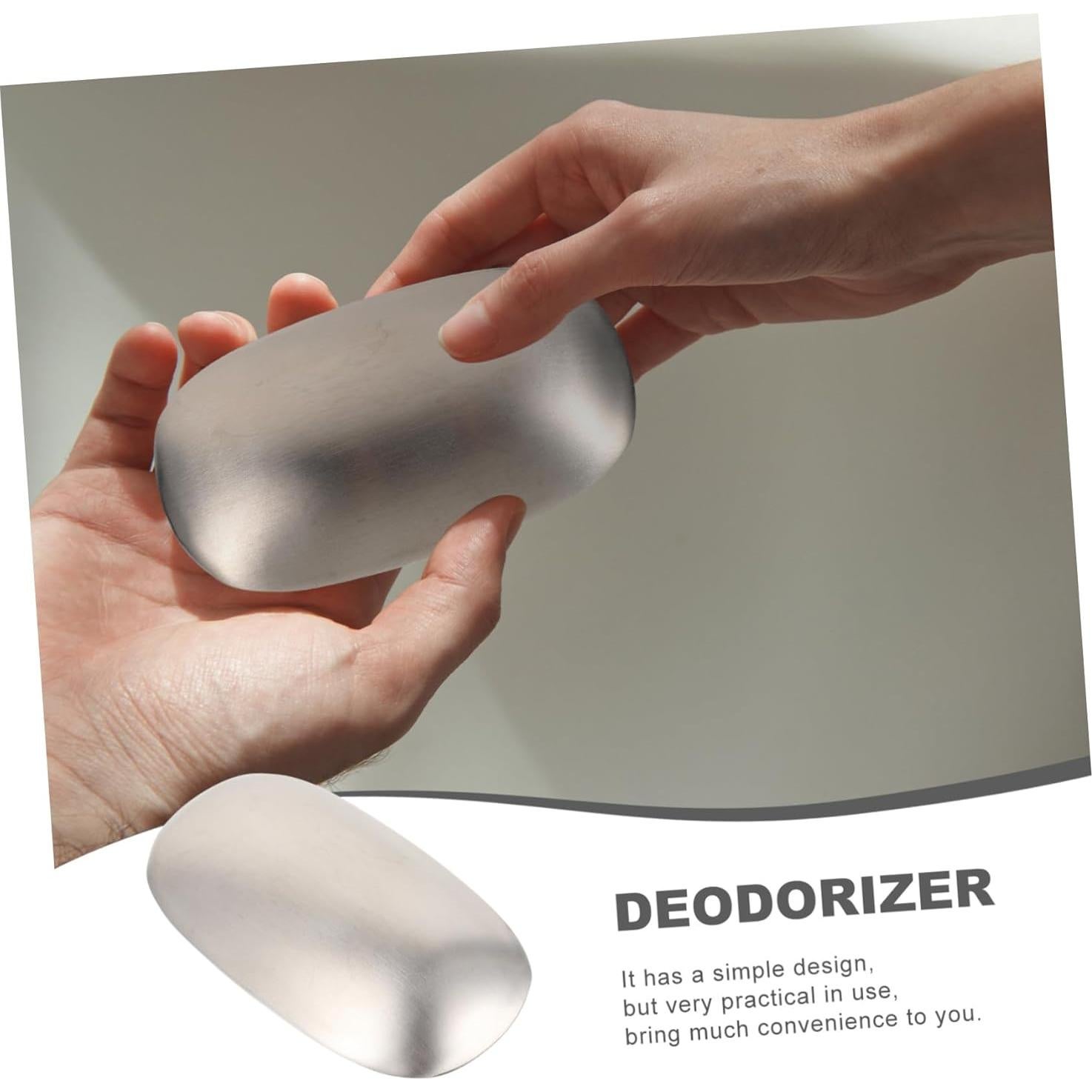 Barra de Jabón de Acero Inoxidable Beaupretty Eliminador de Olores