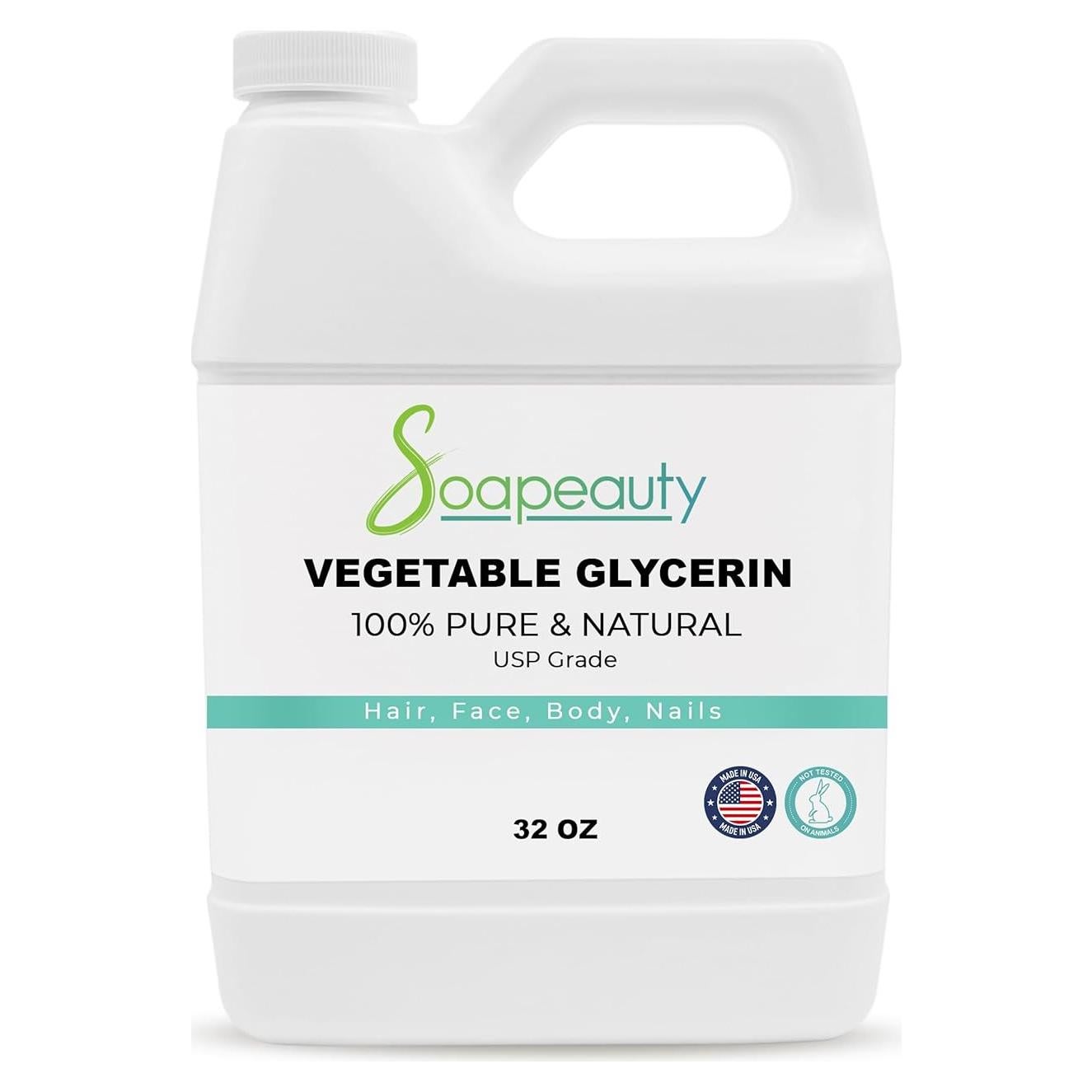 Glicerina Vegetal Soapeauty 100% Pura 0.95 L para Jabón y Piel