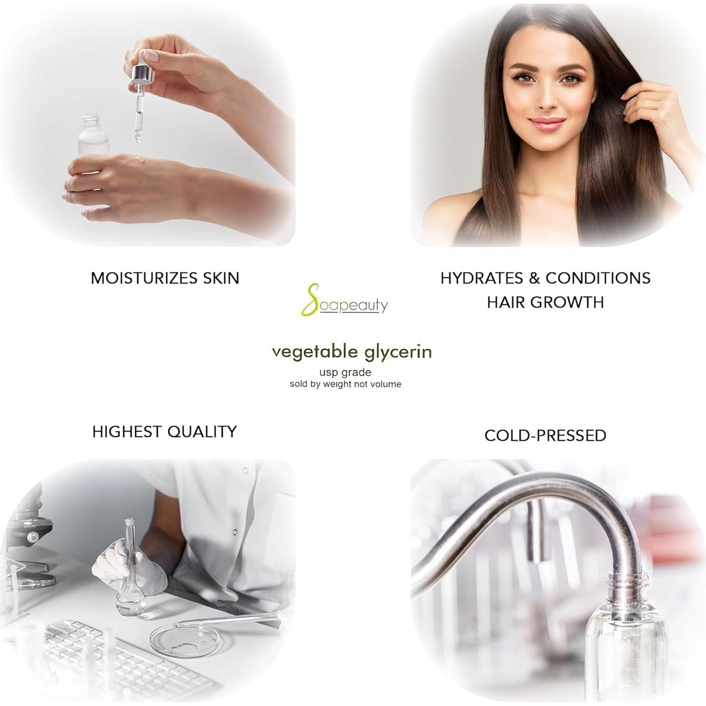 Glicerina Vegetal Soapeauty 100% Pura 0.95 L para Jabón y Piel