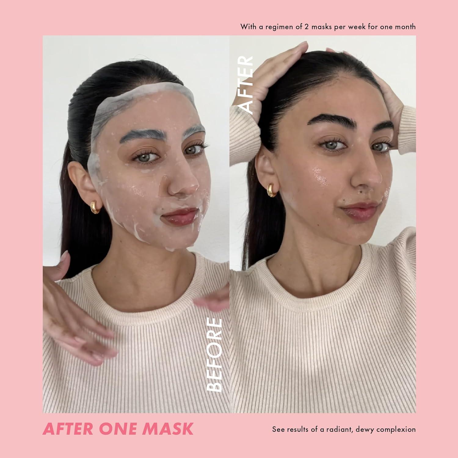 Set de Mascarillas Faciales ESW Belleza - 5 Paquetes Hidratantes