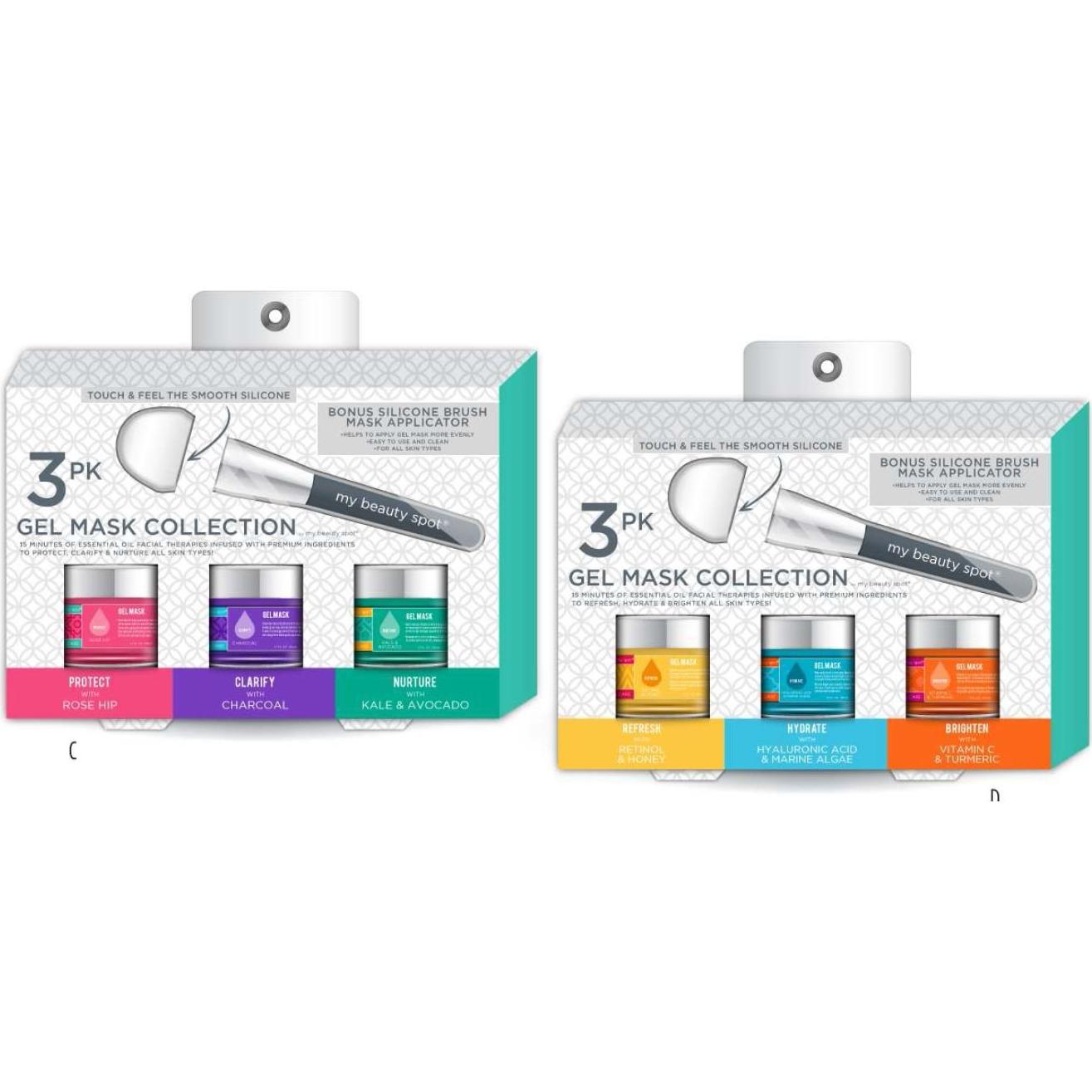 Set de 3 Máscaras de Gel My Beauty Spot con Aplicador Gratis